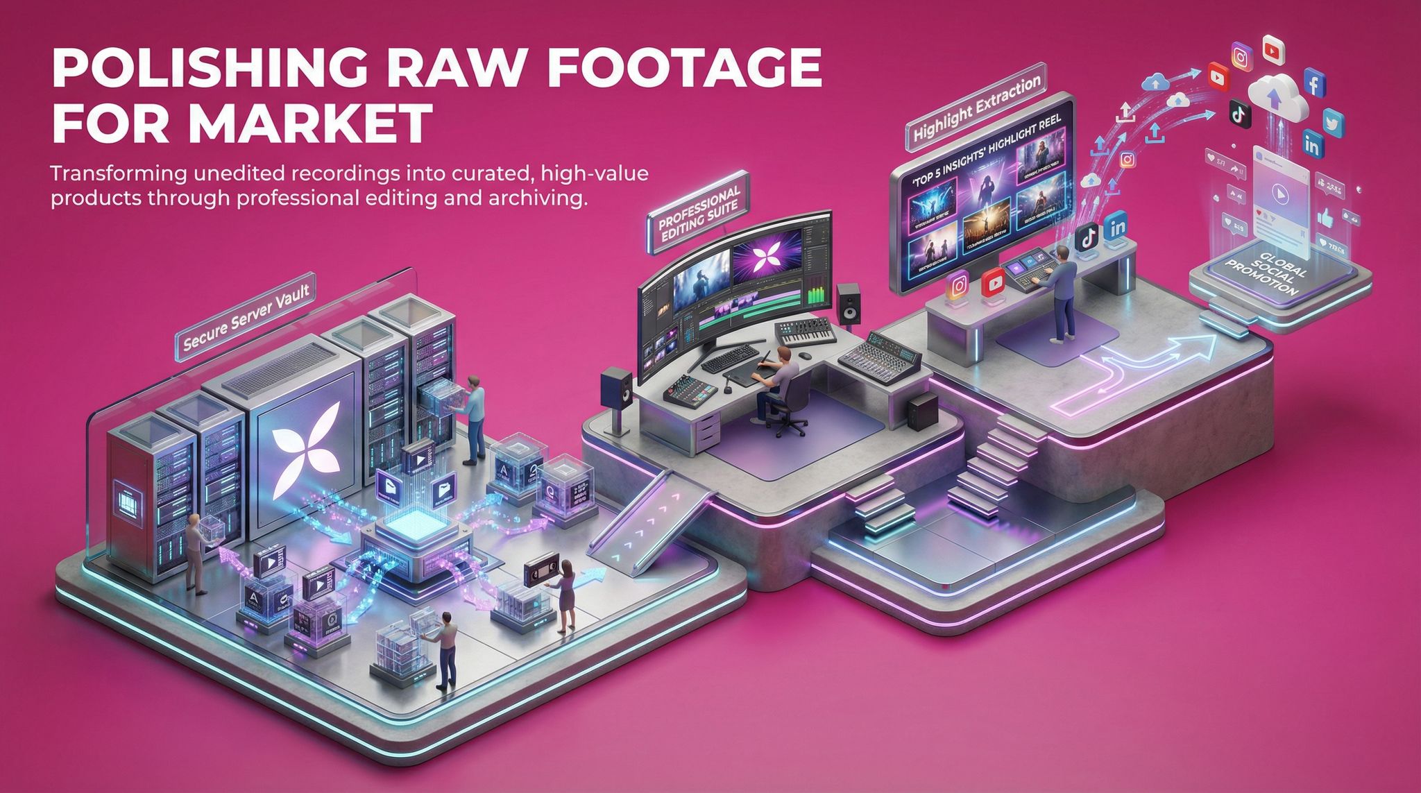 Polishing Raw Footage for Market