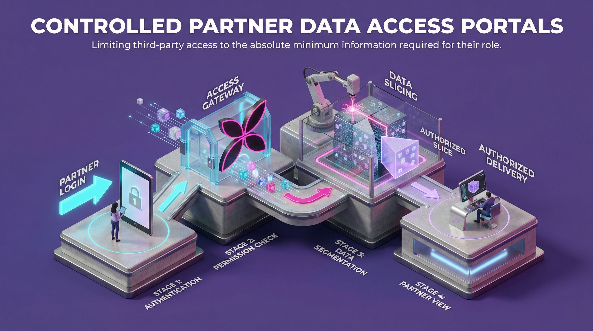 Controlled Partner Data Access Portals