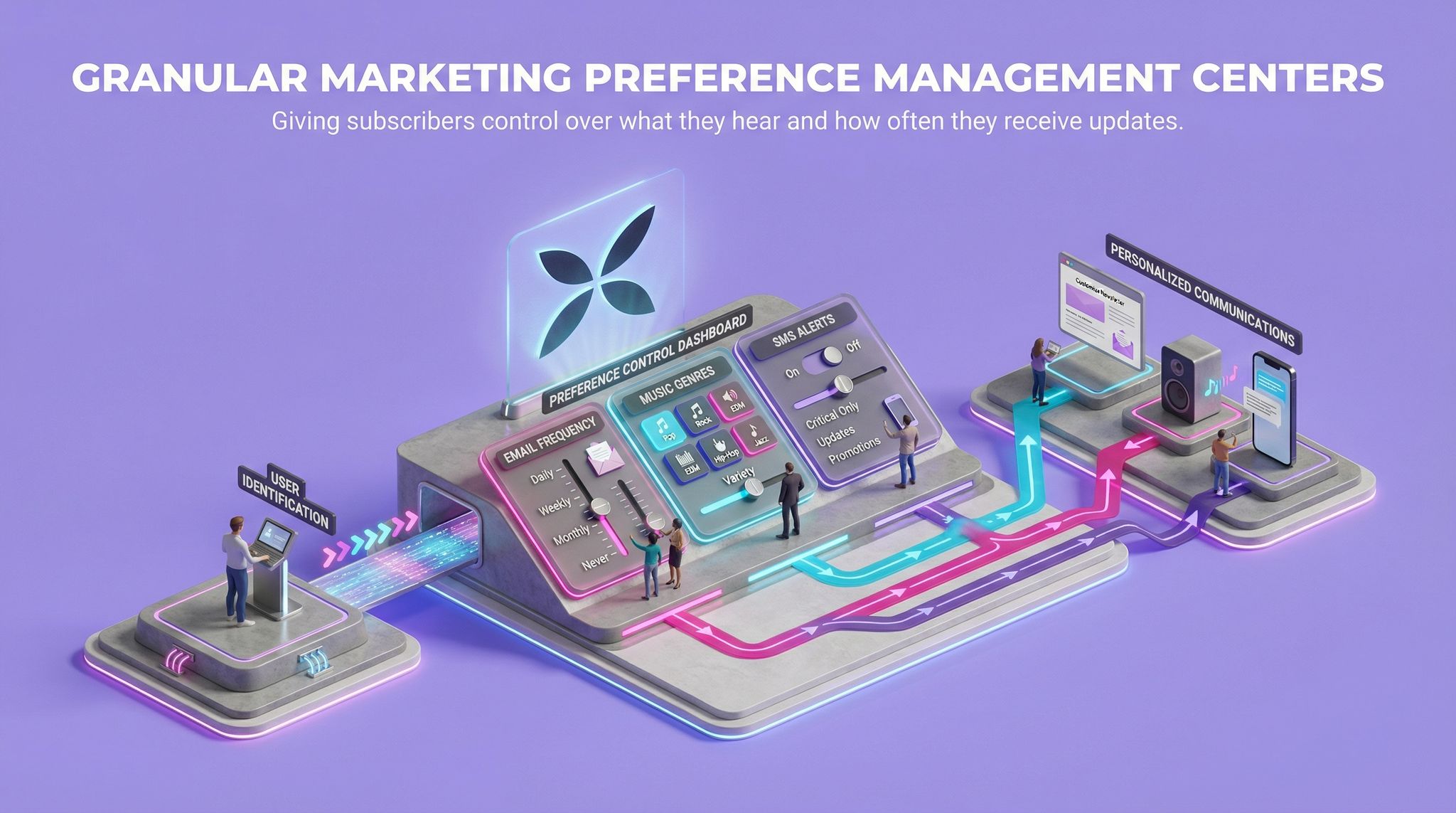 Granular Marketing Preference Management Centers