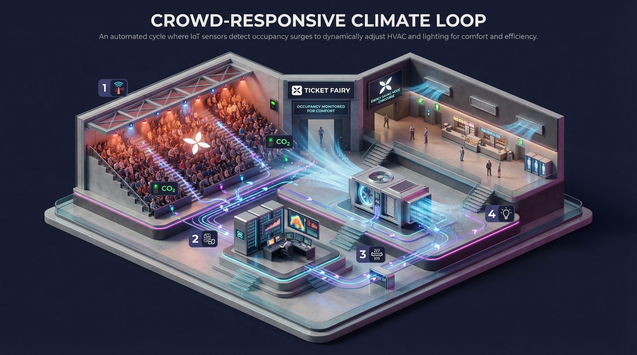 Crowd-Responsive Climate Loop