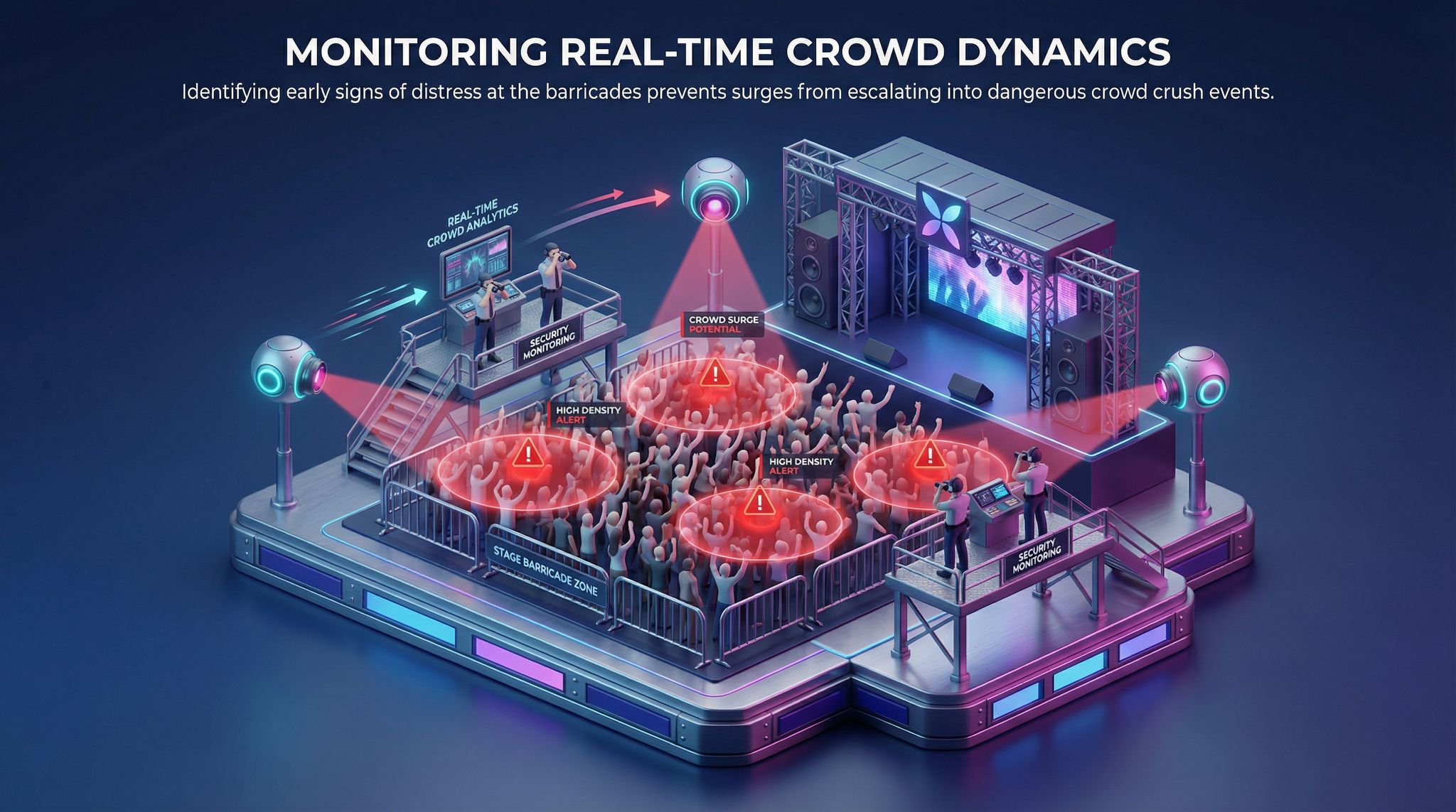 Monitoring Real-Time Crowd Dynamics