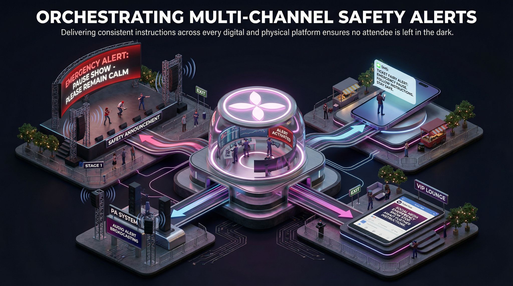 Orchestrating Multi-Channel Safety Alerts