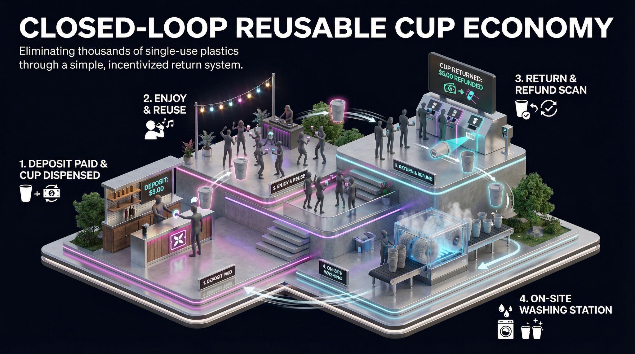 Closed-Loop Reusable Cup Economy