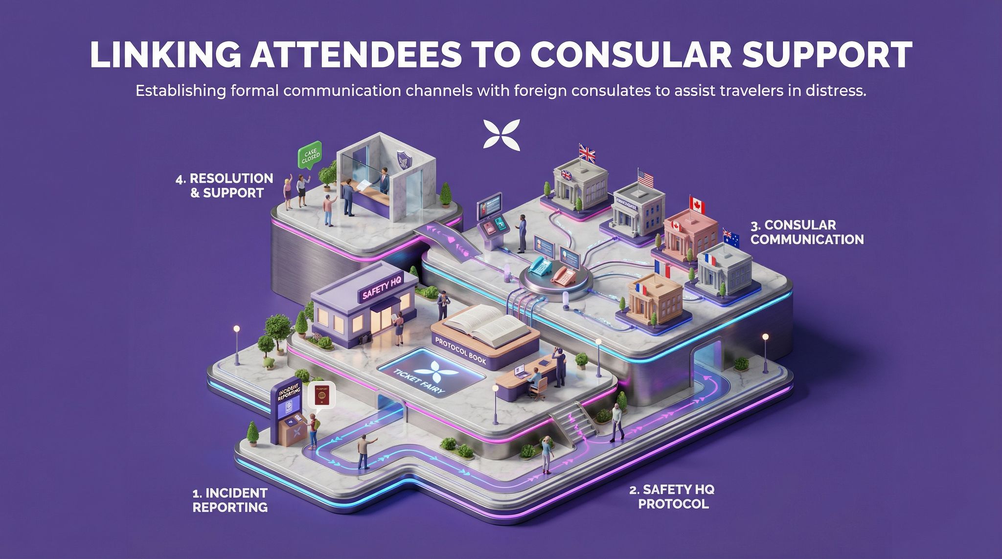 Linking Attendees to Consular Support