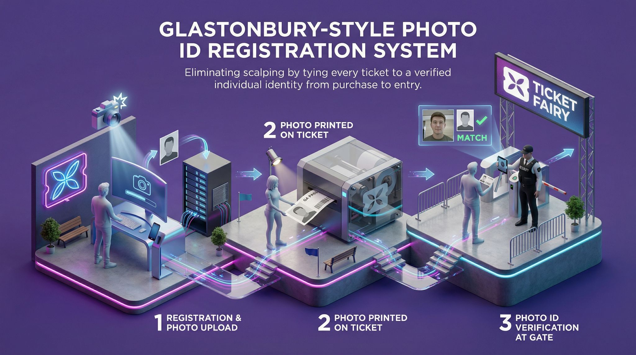 Glastonbury-Style Photo ID Registration System