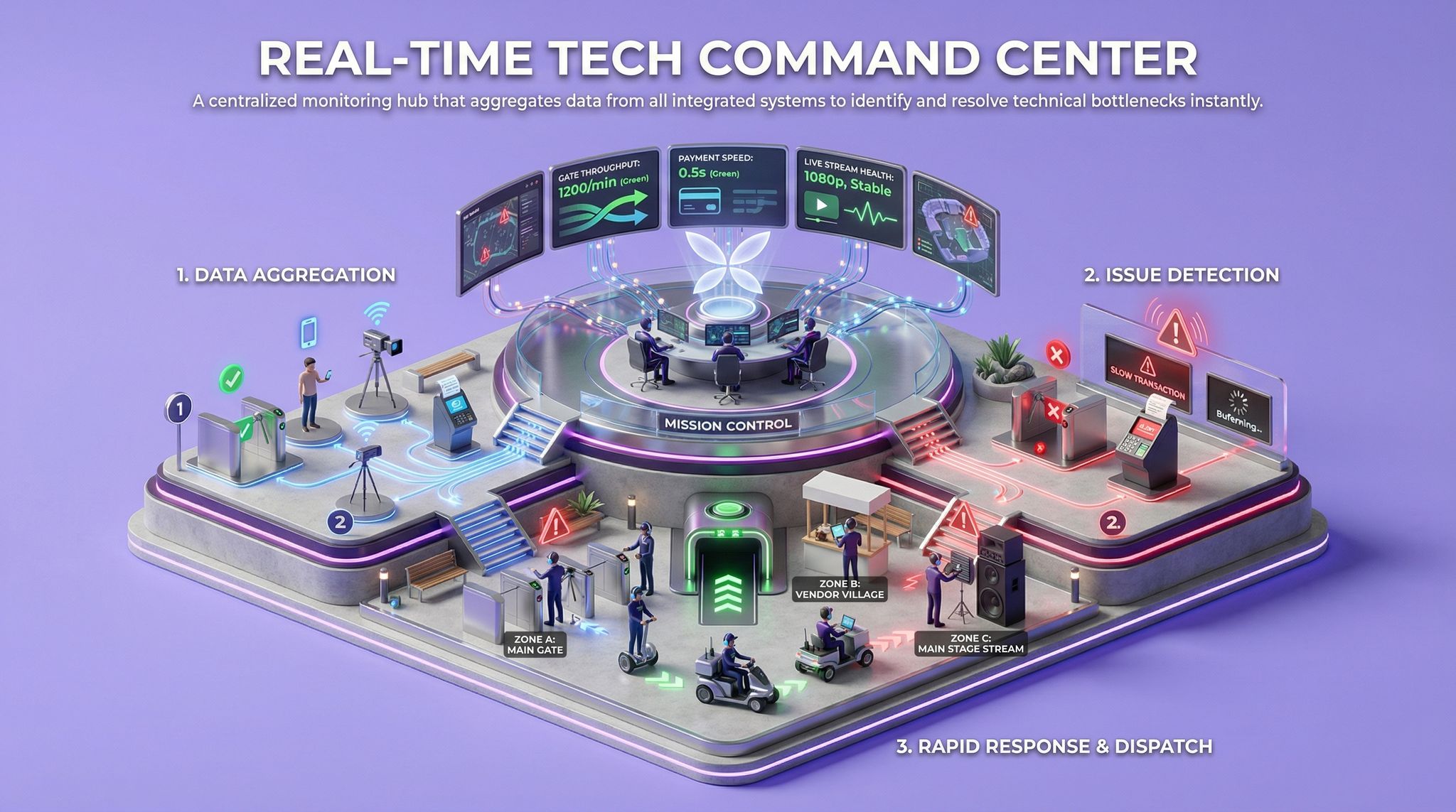 Real-Time Tech Command Center