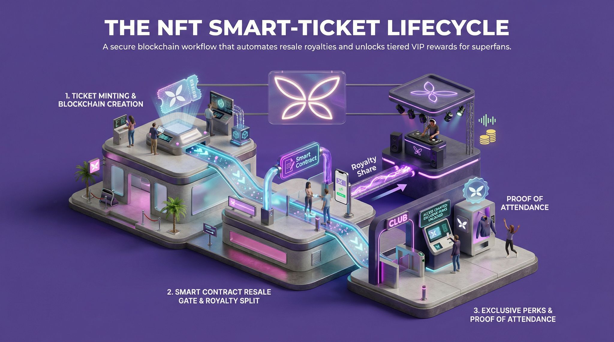 The NFT Smart-Ticket Lifecycle
