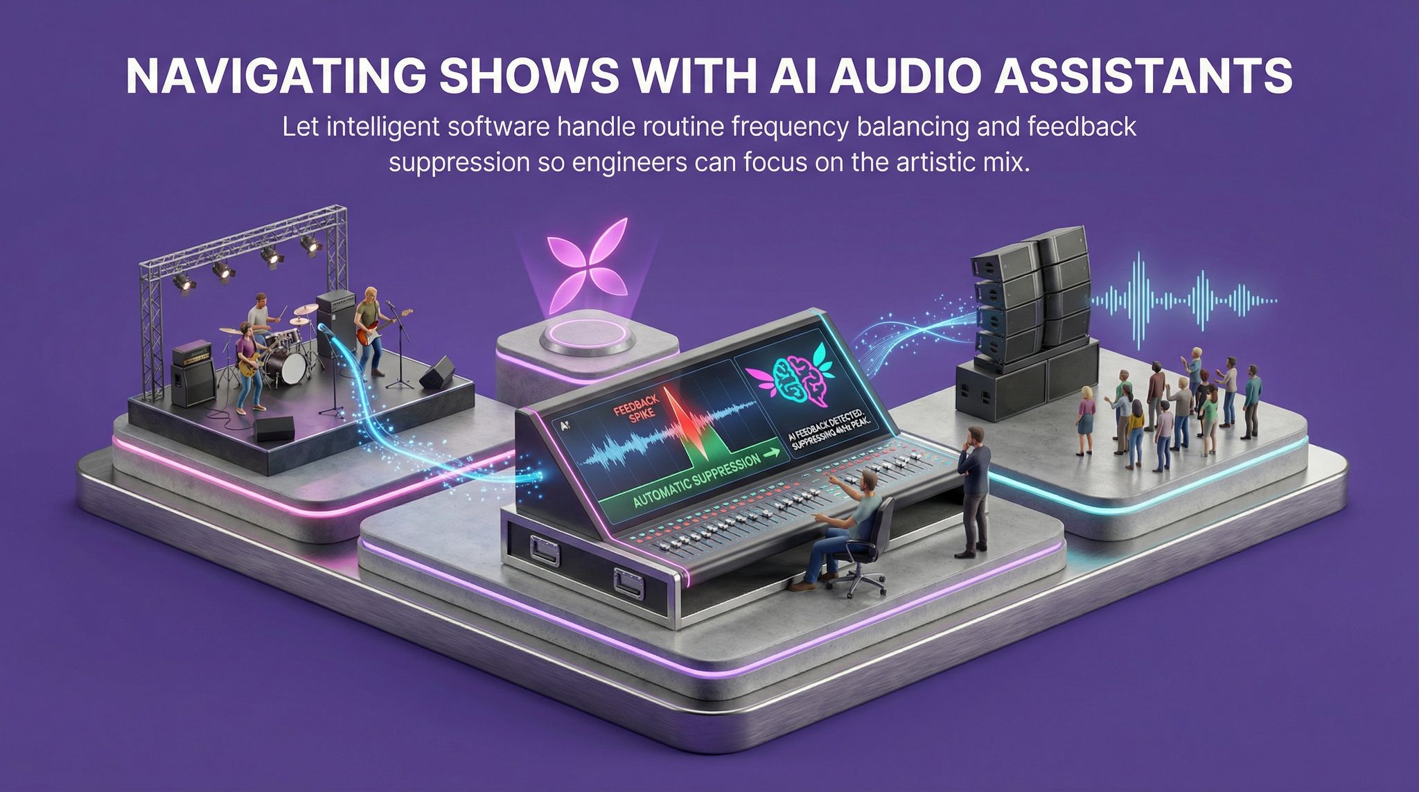 Navigating Shows With AI Audio Assistants