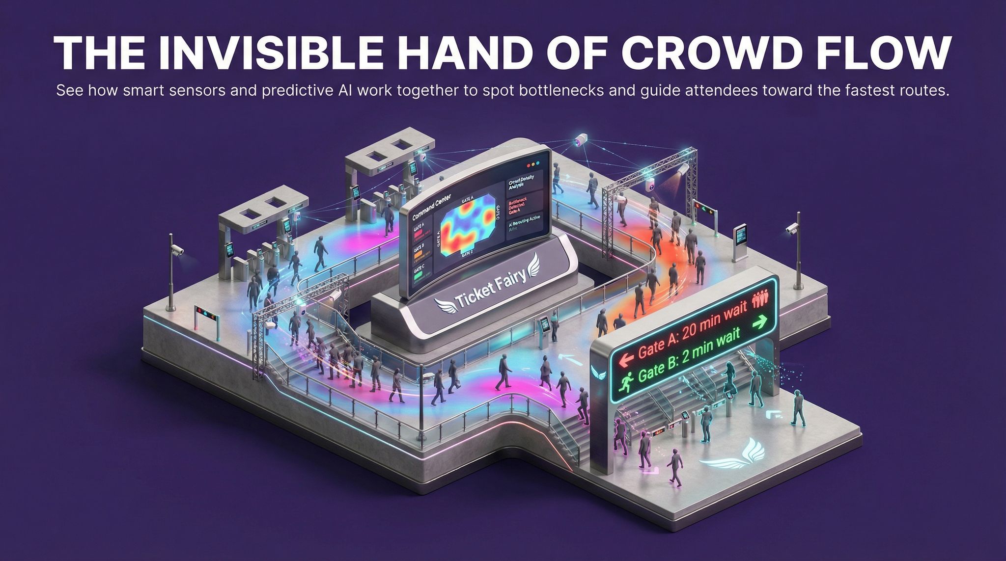 The Invisible Hand of Crowd Flow