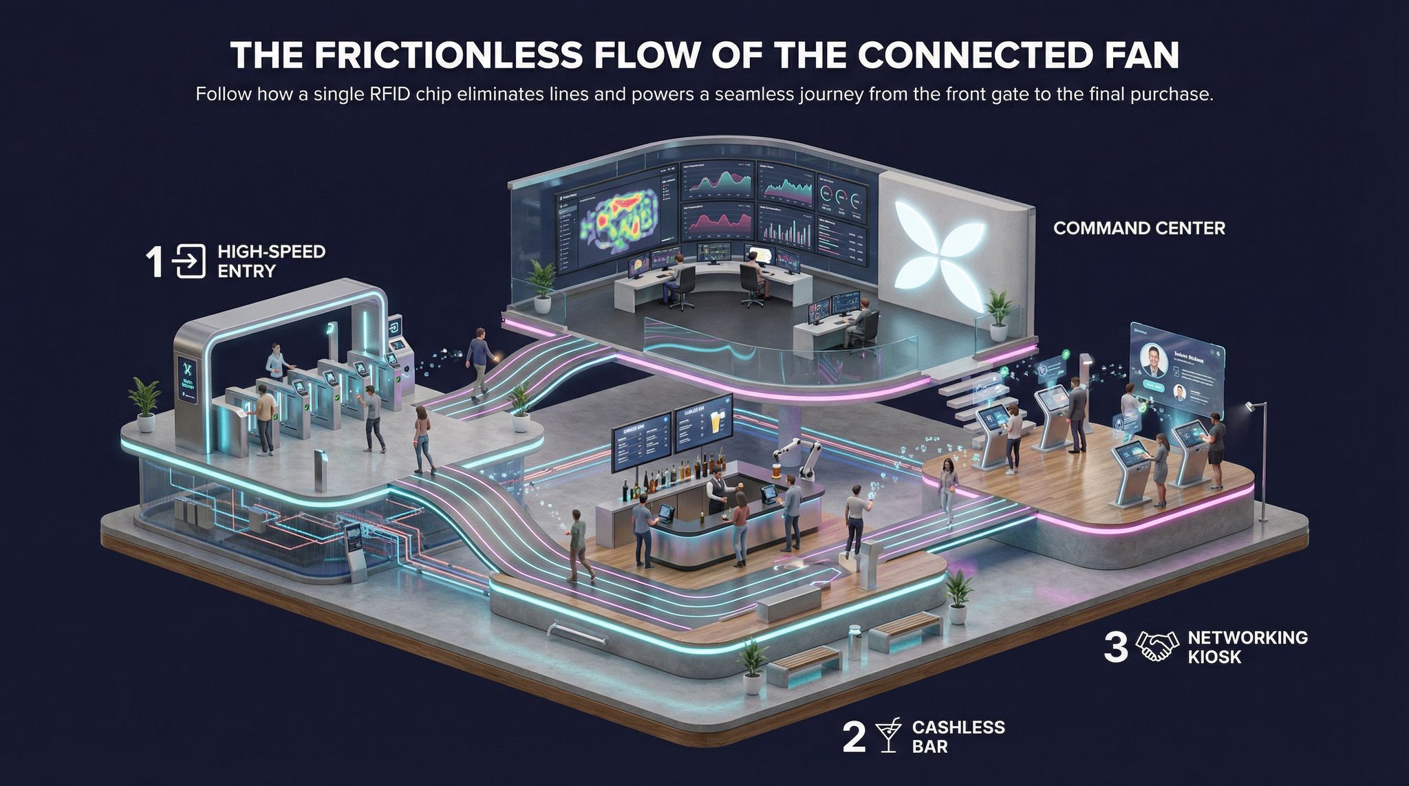 The Frictionless Flow of the Connected Fan