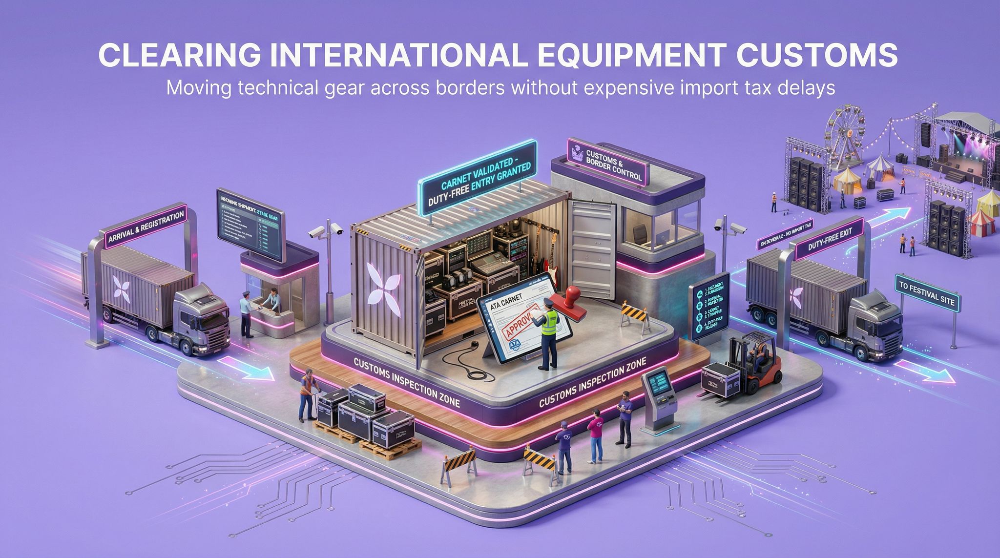 Clearing International Equipment Customs