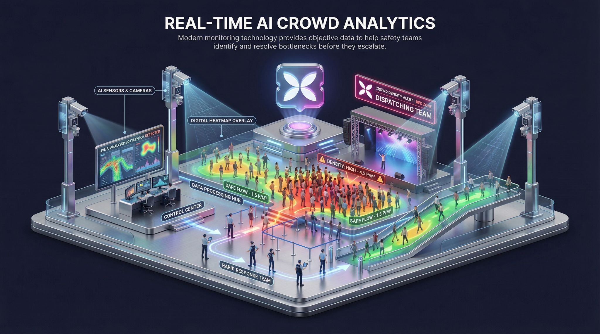 Real-Time AI Crowd Analytics
