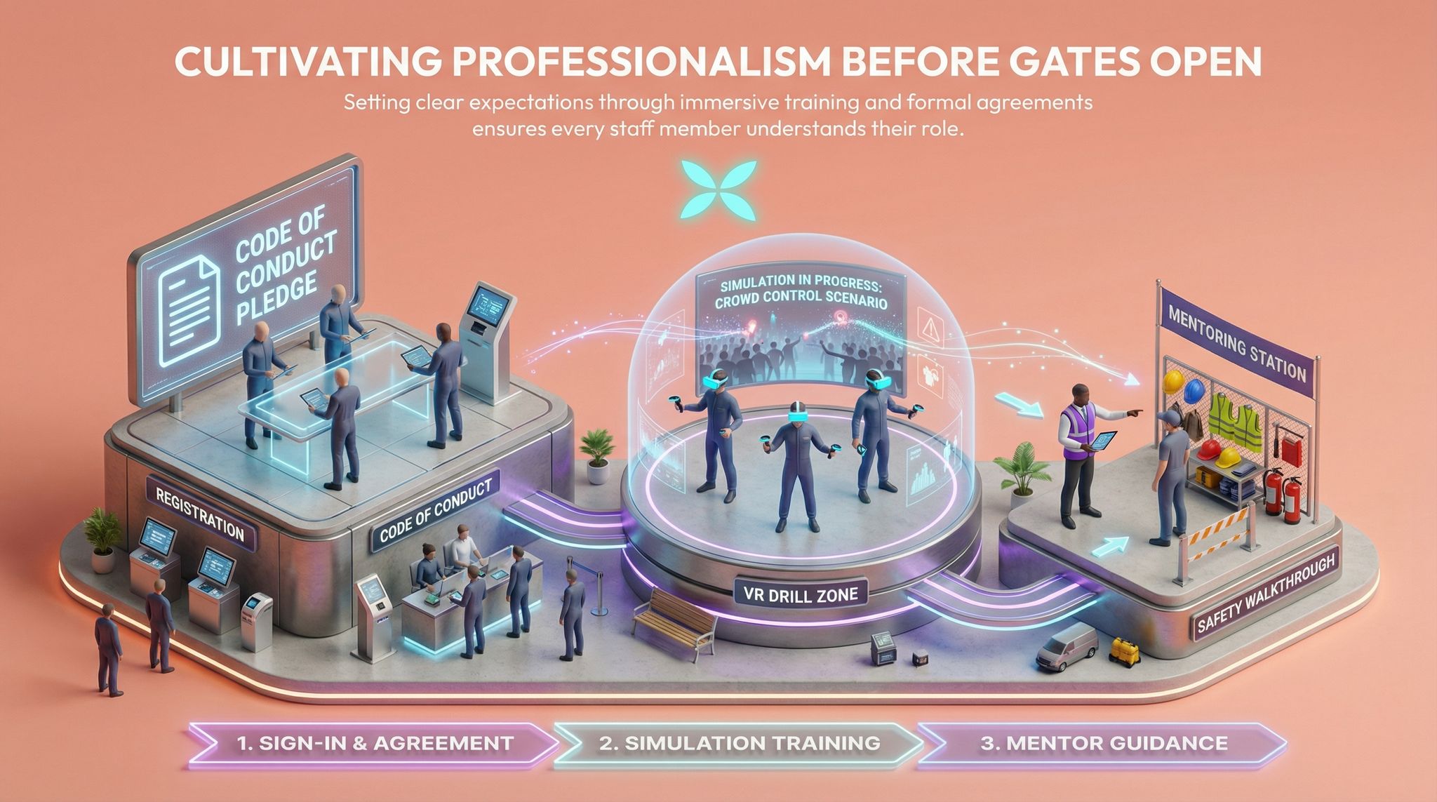 Cultivating Professionalism Before Gates Open