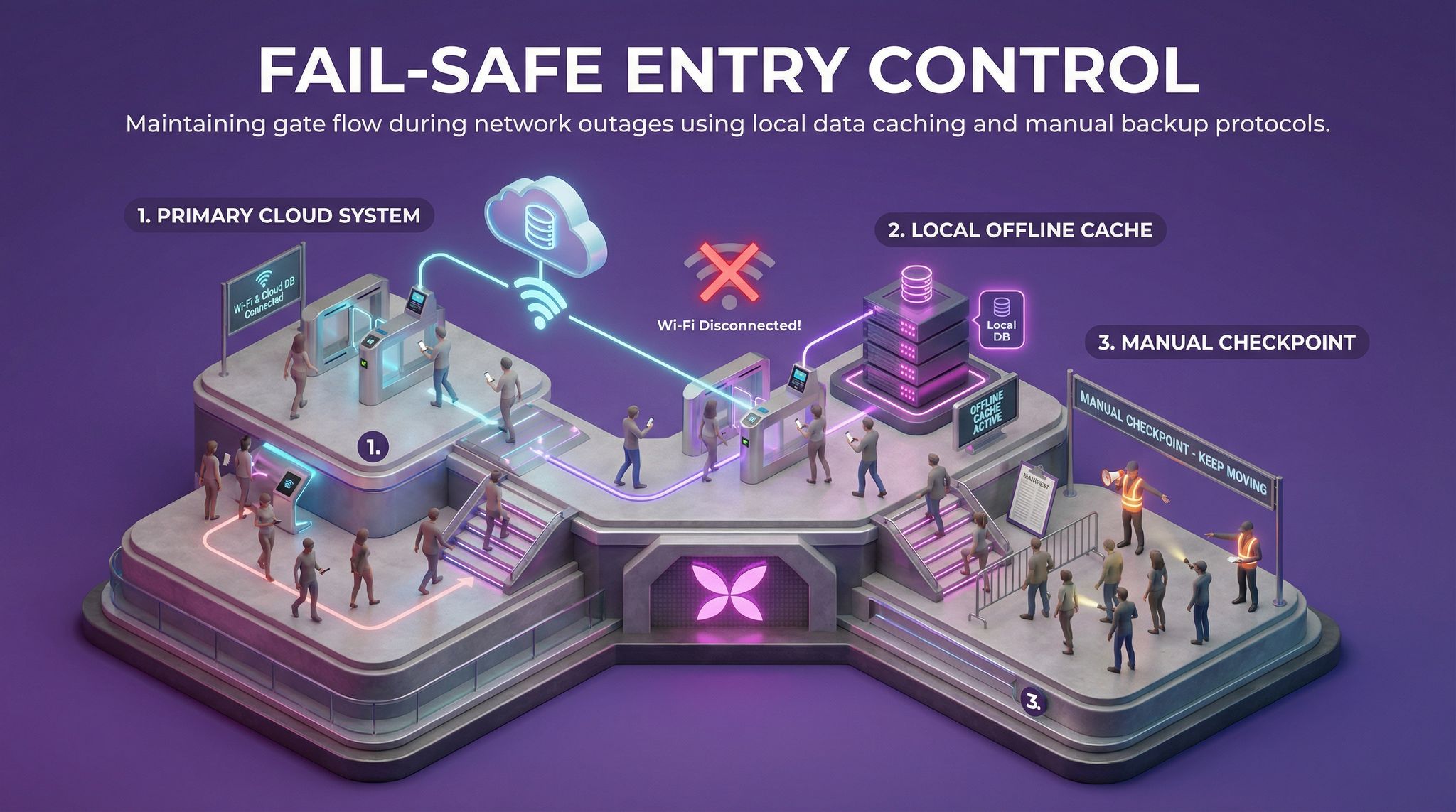 Fail-Safe Entry Control