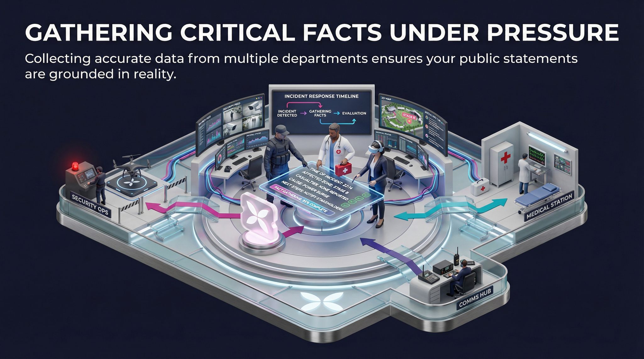 Gathering Critical Facts Under Pressure