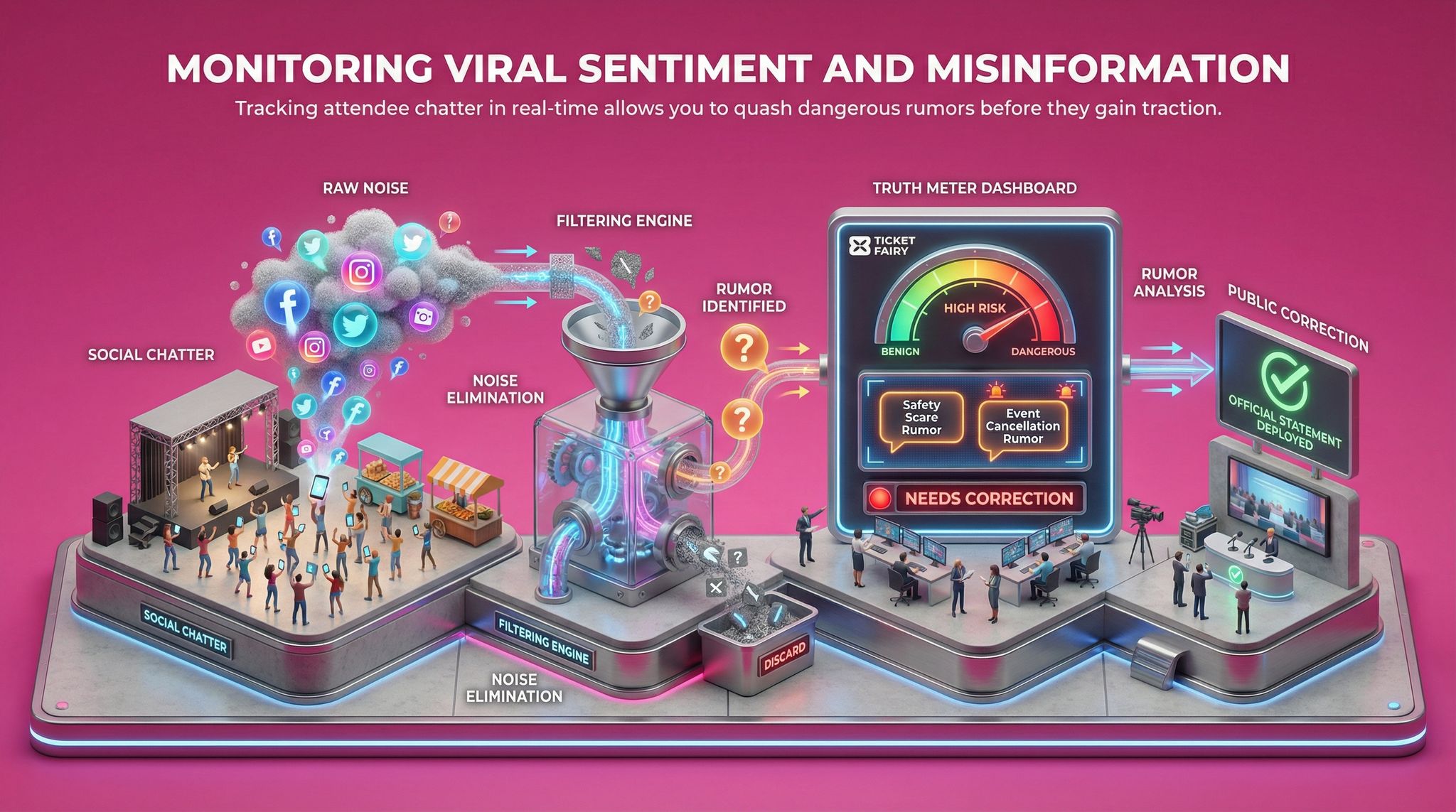 Monitoring Viral Sentiment and Misinformation