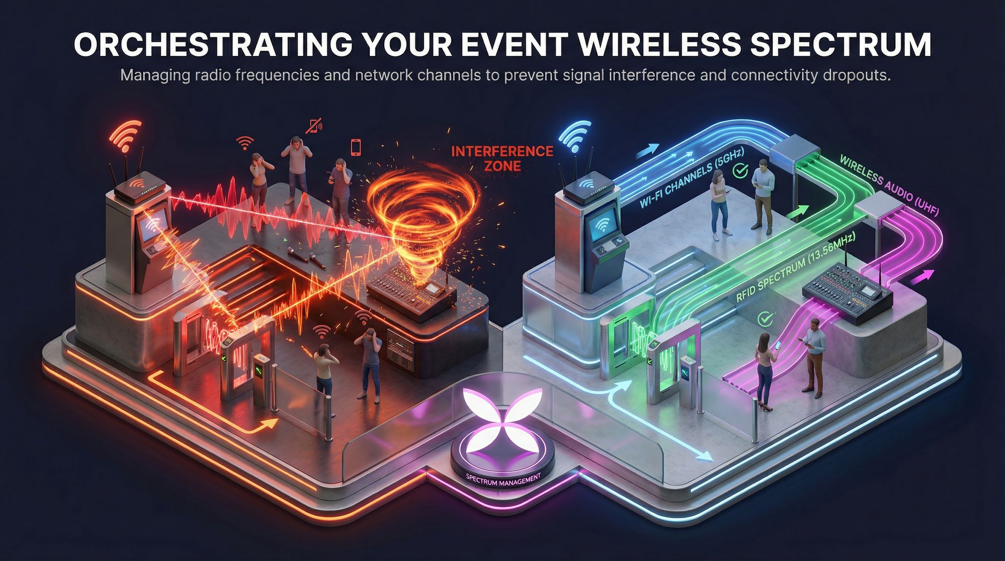 Orchestrating Your Event Wireless Spectrum