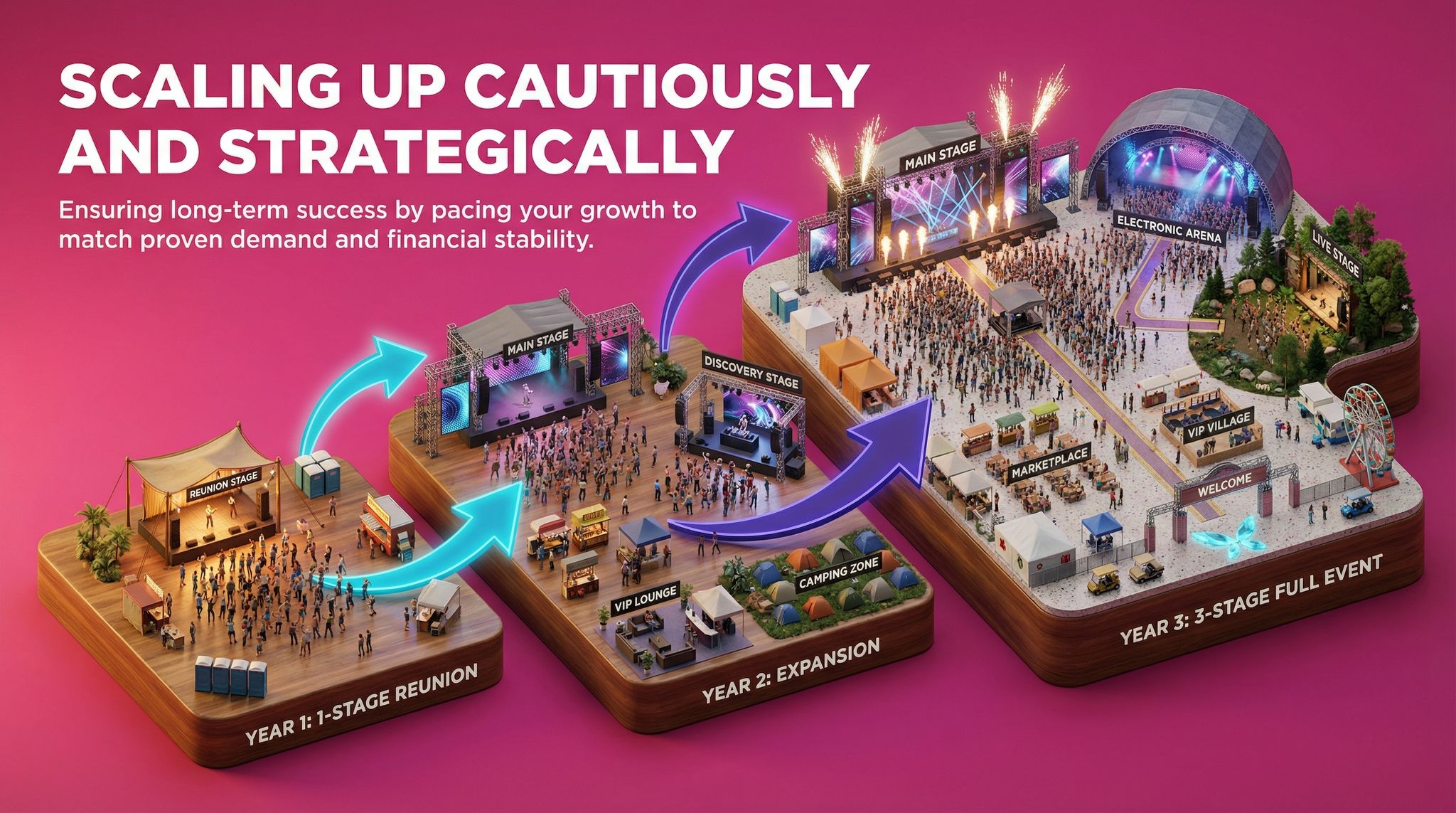 Scaling Up Cautiously and Strategically