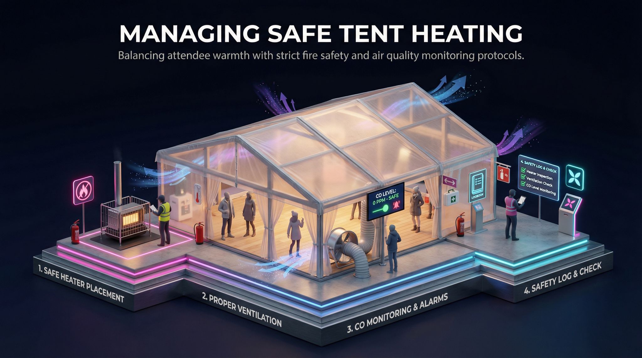 Managing Safe Tent Heating