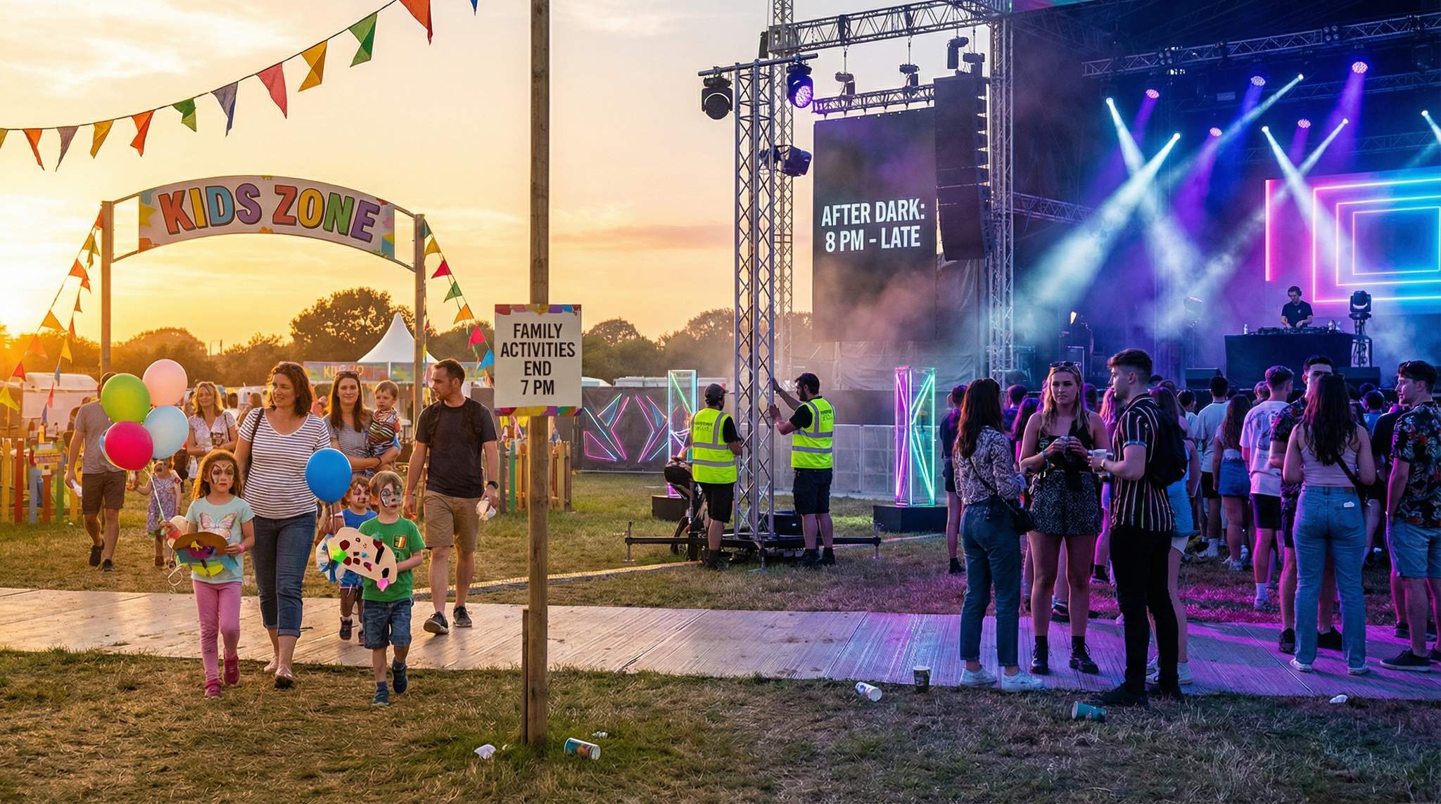 Family Hours vs After Dark: Two Festivals in One