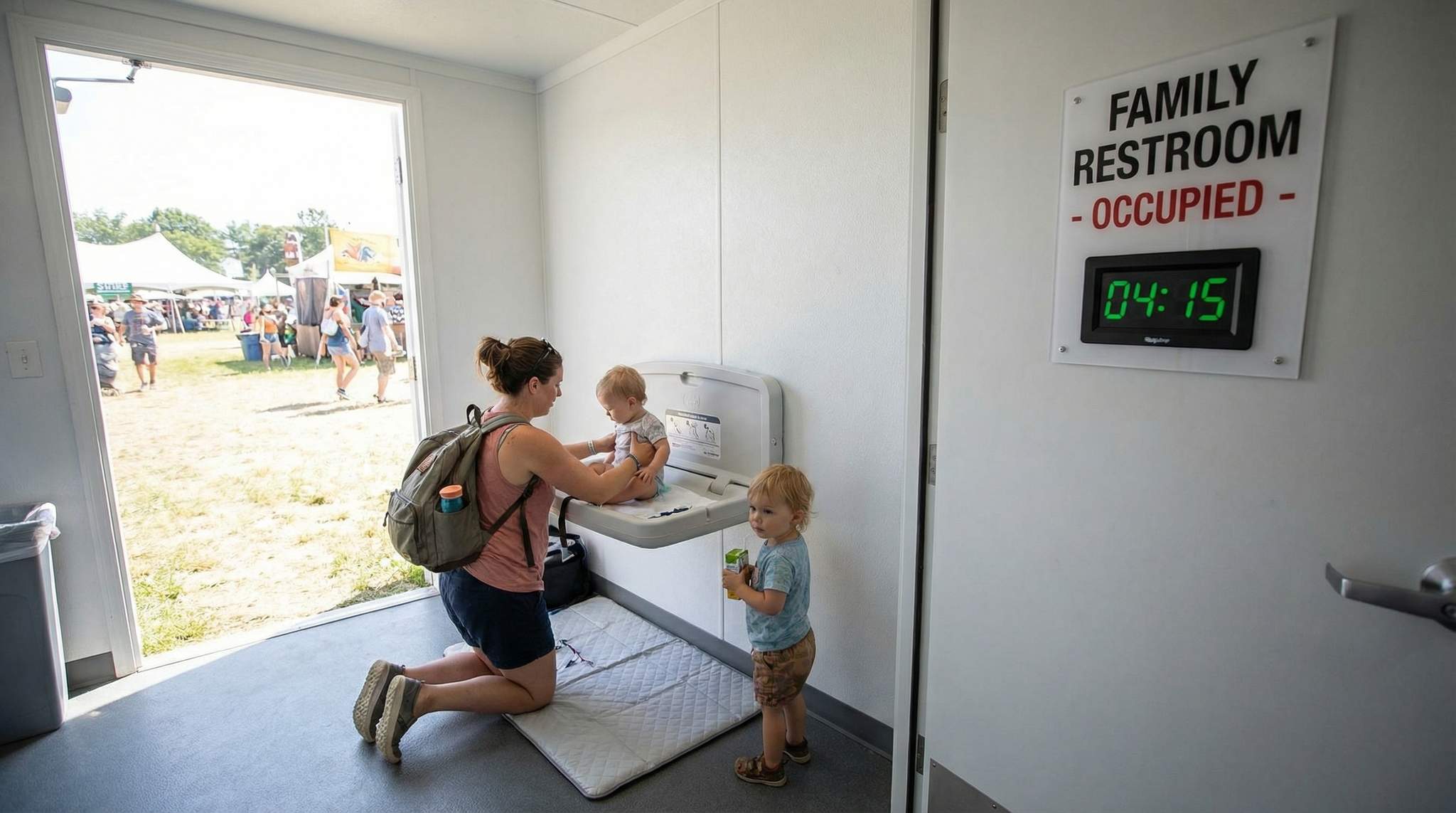 Family Toilets at Festivals: Layouts That Reduce Panic