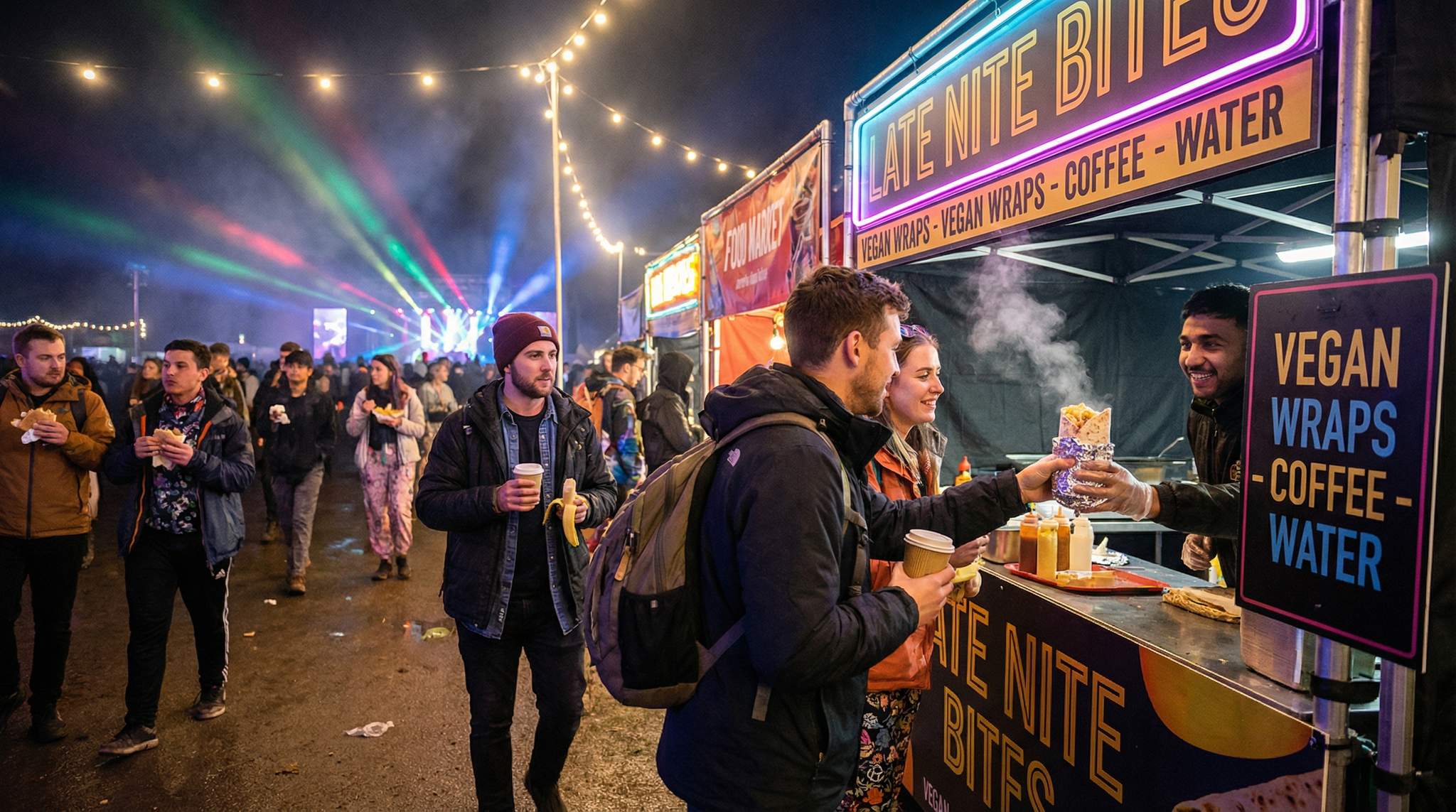 Feeding Night Owls: Festival F&B for Late Hours