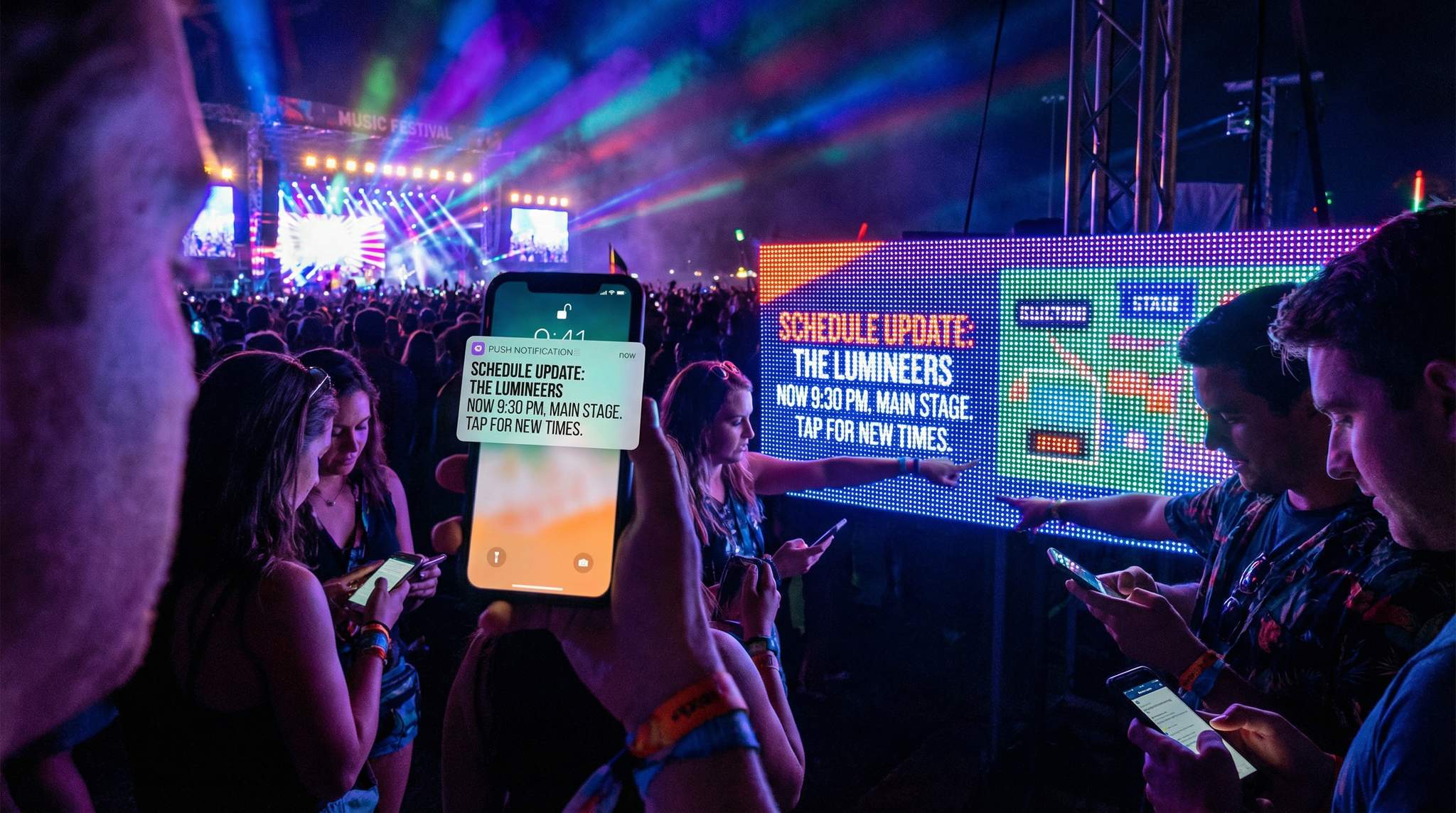 Festival Apps & Real-Time Set-Time Updates Without Chaos