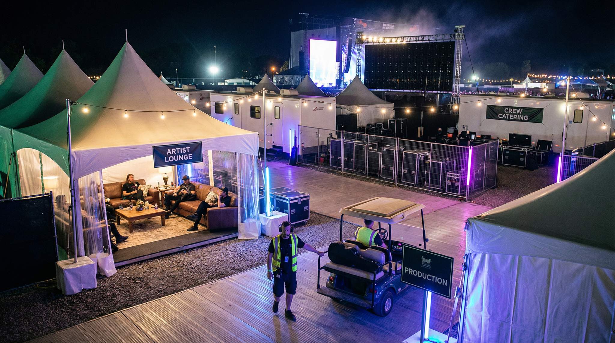 Festival Backstage Compounds and Green Rooms: Ensuring Comfort and Smooth Operations