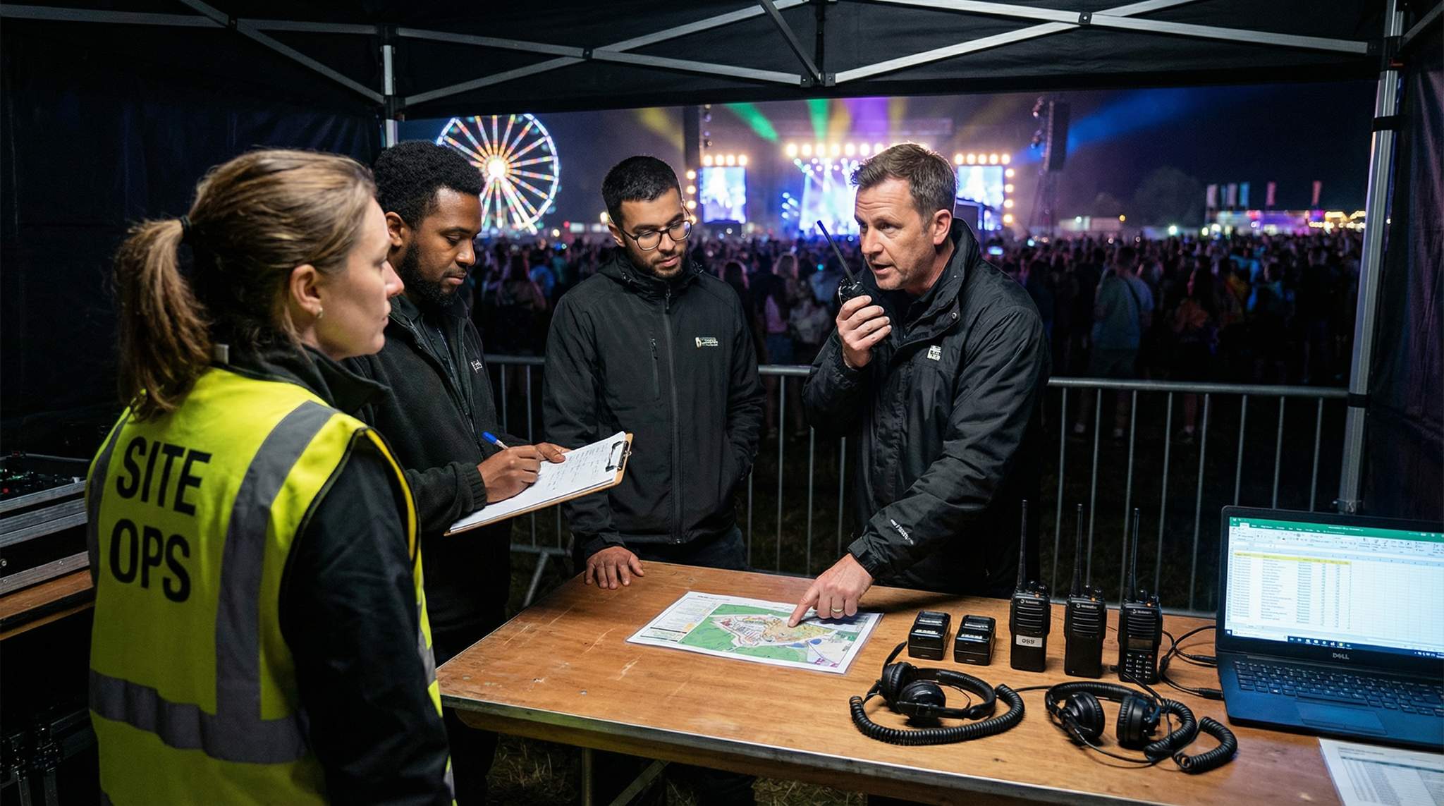 Festival Communication Protocols and Radio Etiquette