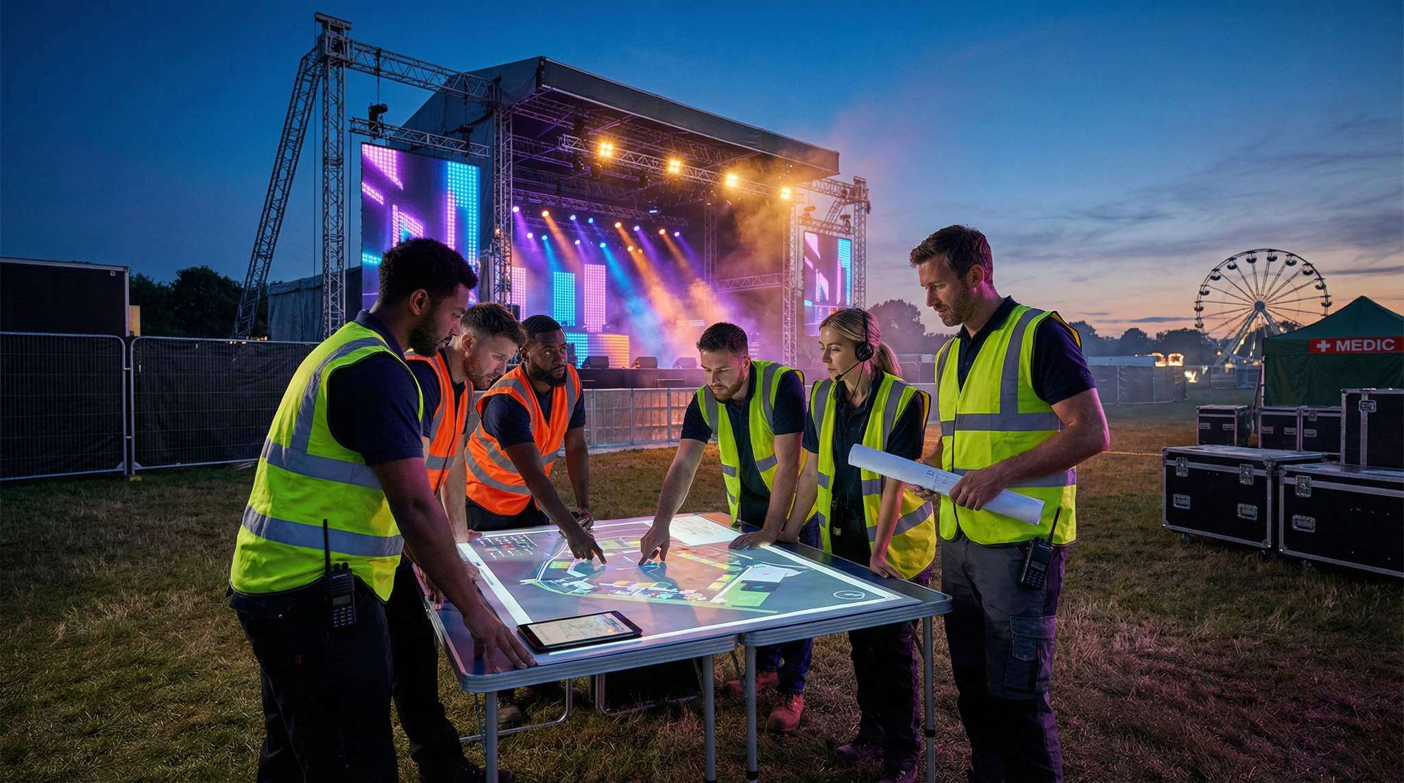 Festival Coordination Meetings and Walkthroughs: Ensuring Seamless Team Alignment