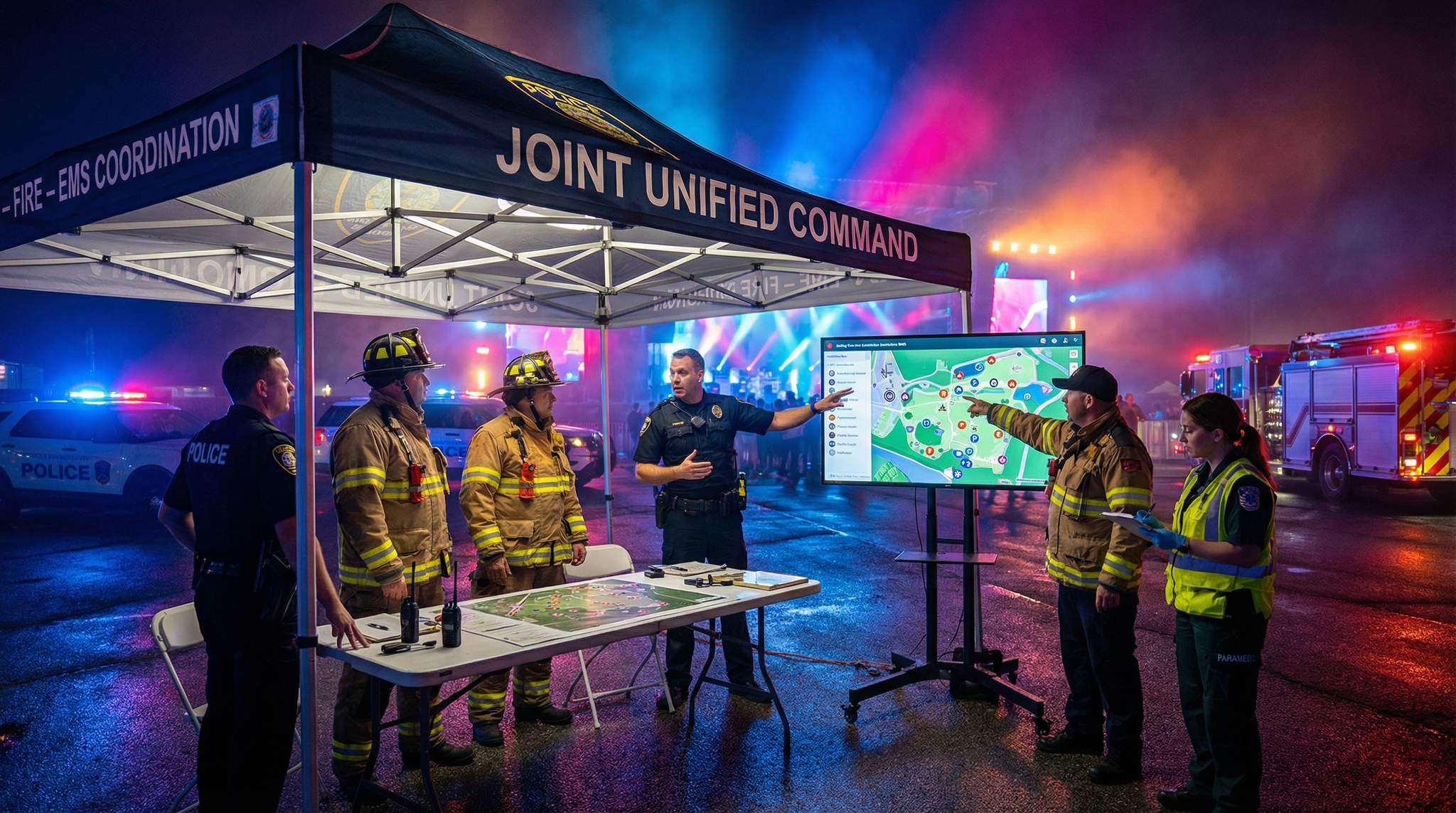 Festival Emergency Services Coordination: Police, Fire & EMS