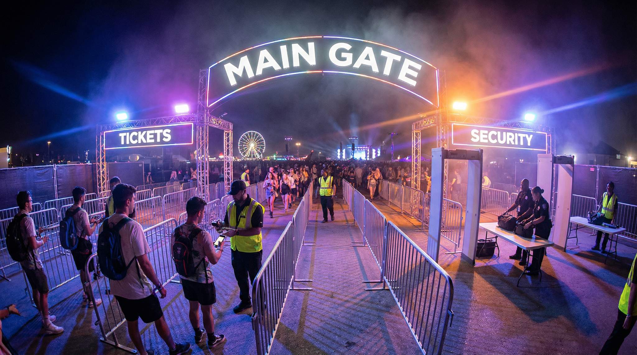 Festival Entry and Exit Design: Gate Layouts and Security Screening