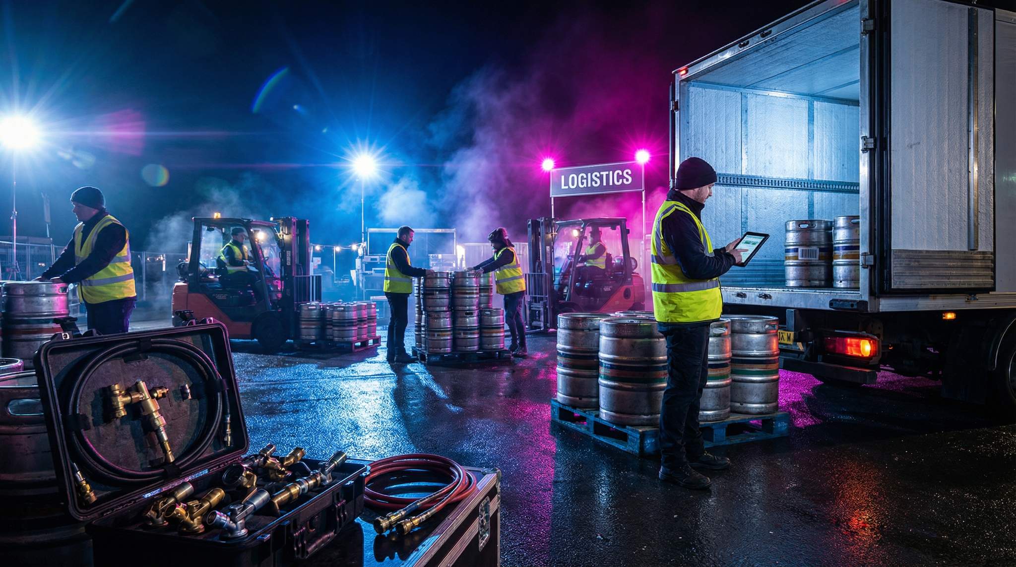 Master festival keg logistics: schedule deliveries, track kegs to prevent losses, standardize couplers & spares, and return empties cold to keep brewers happy.
