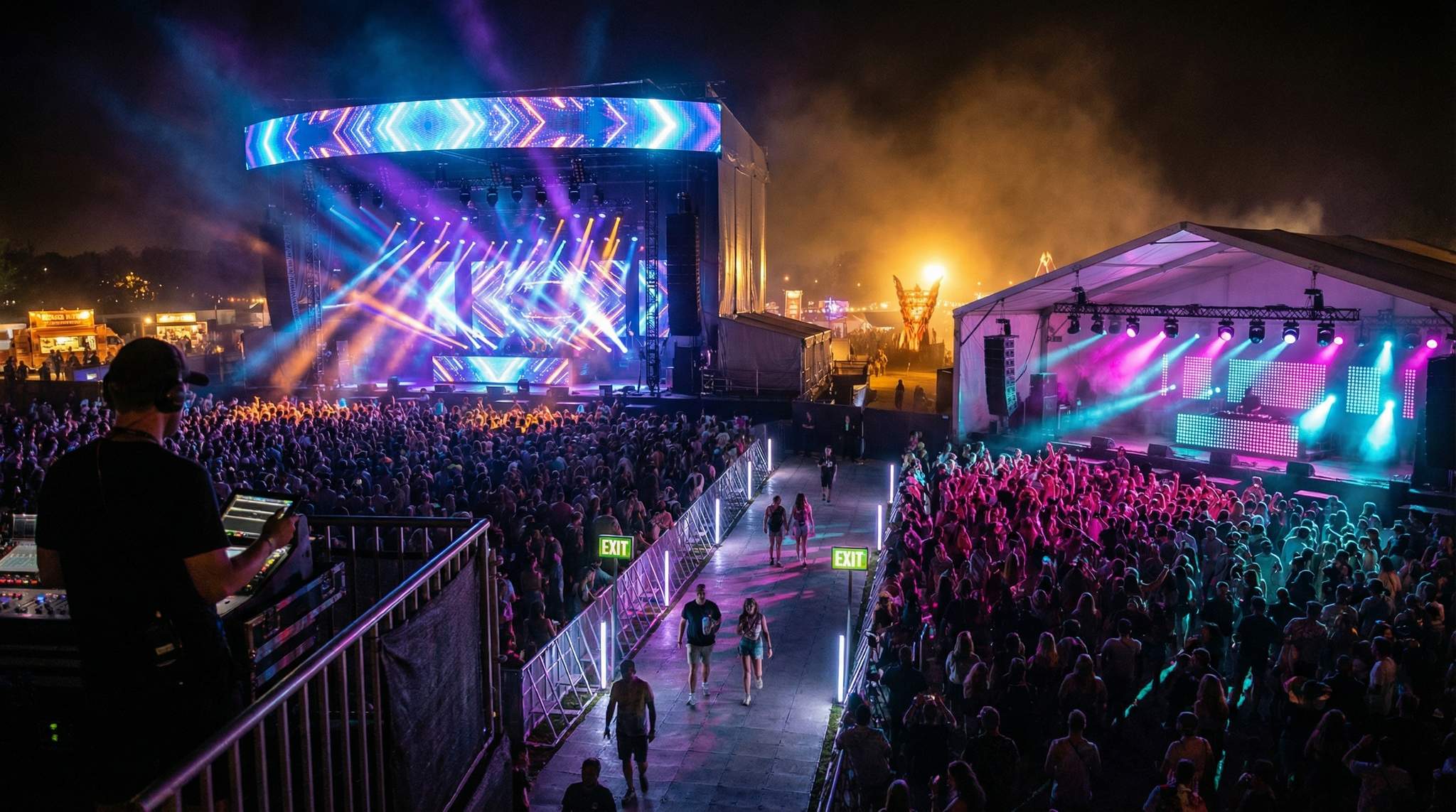 Festival Lighting & Visual Parity Without One-Upping