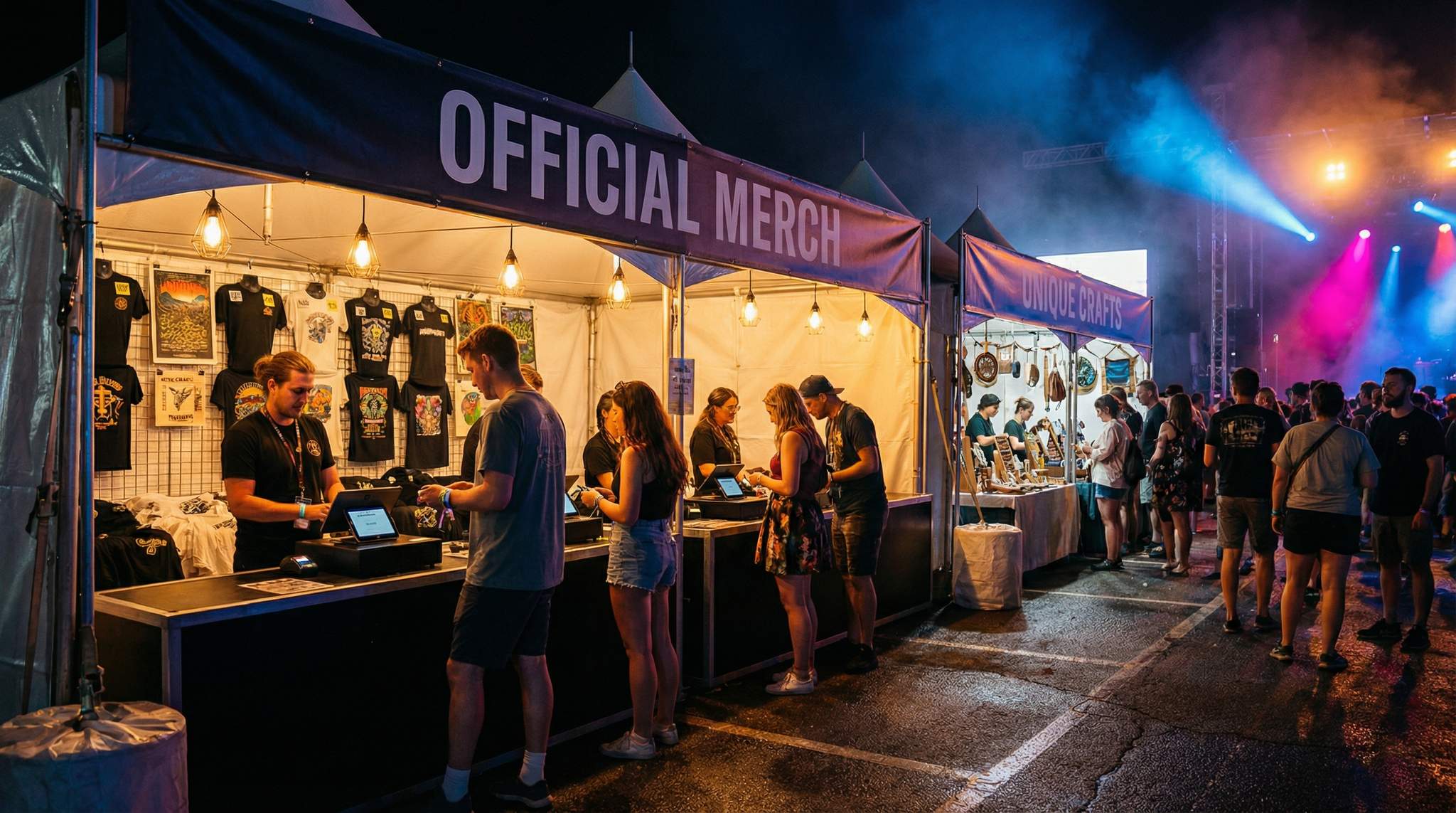 Festival Merchandise Booths and Sales Operations: Boosting Revenue and Attendee Satisfaction