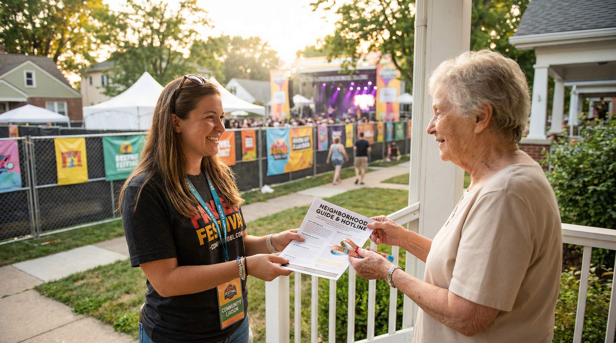 Festival Neighbor Diplomacy: Before, During, and After