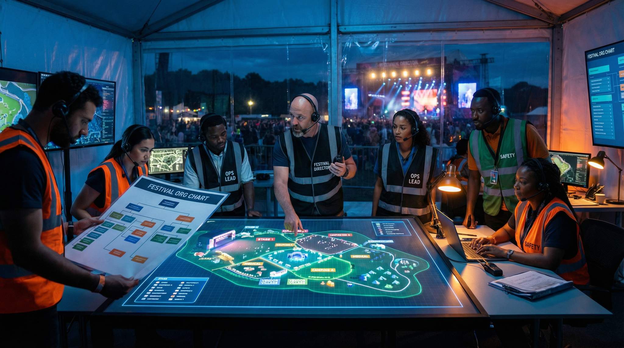 Festival Org Chart: Running Your Event Like a Small City