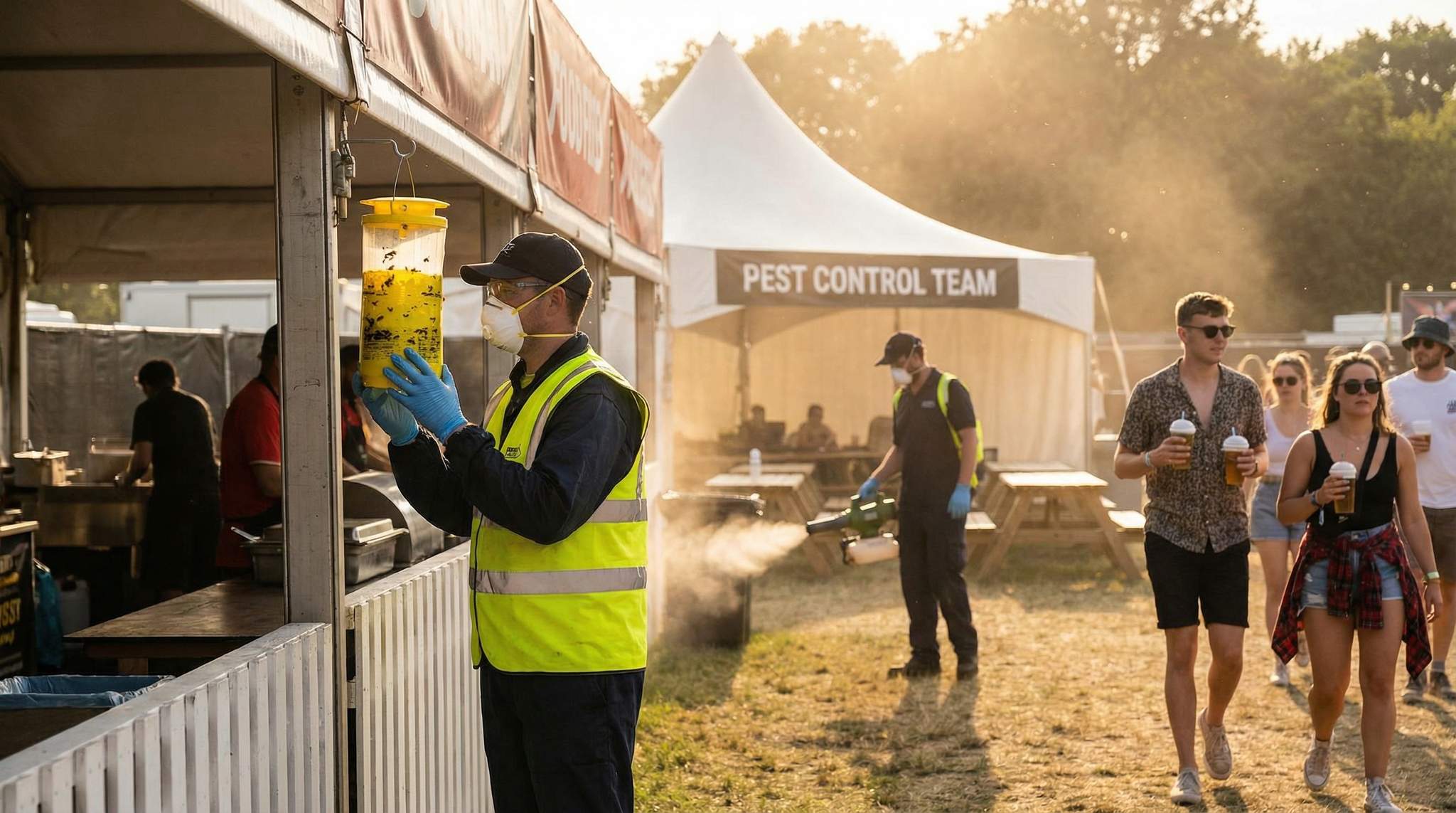 Festival Pest Management: Mosquitoes, Wasps, and Food Areas