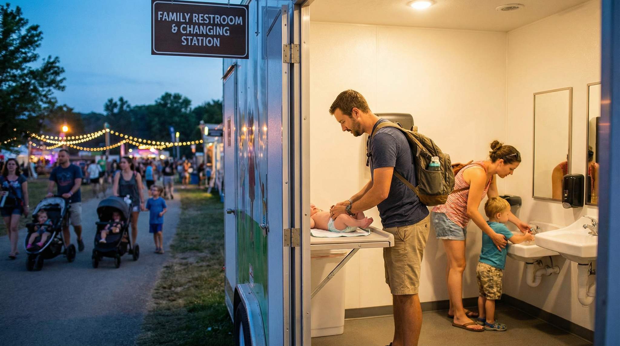 Festival Restrooms That Respect Families: Changing Tables Everywhere
