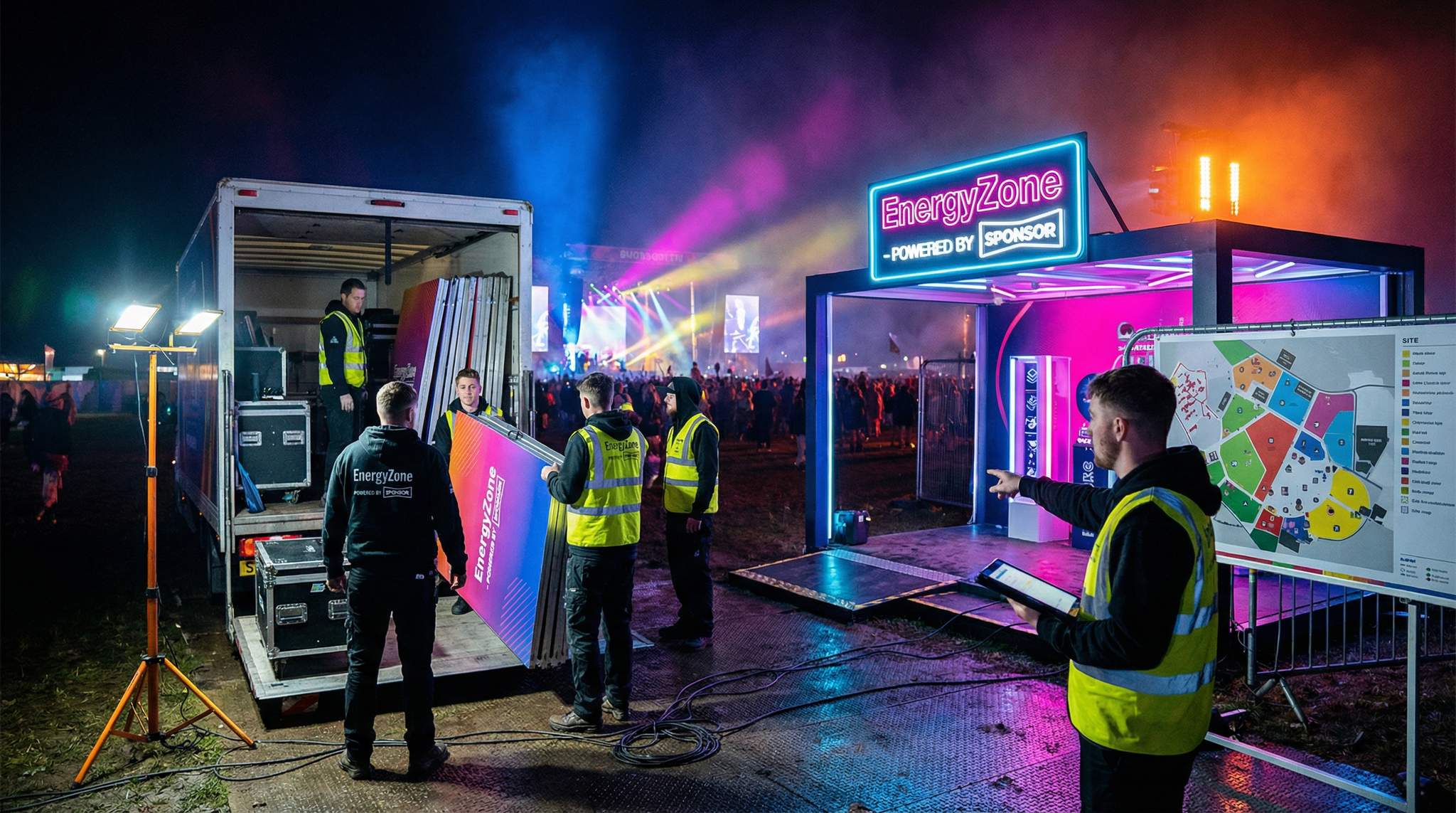 Festival Sponsor Activation Logistics