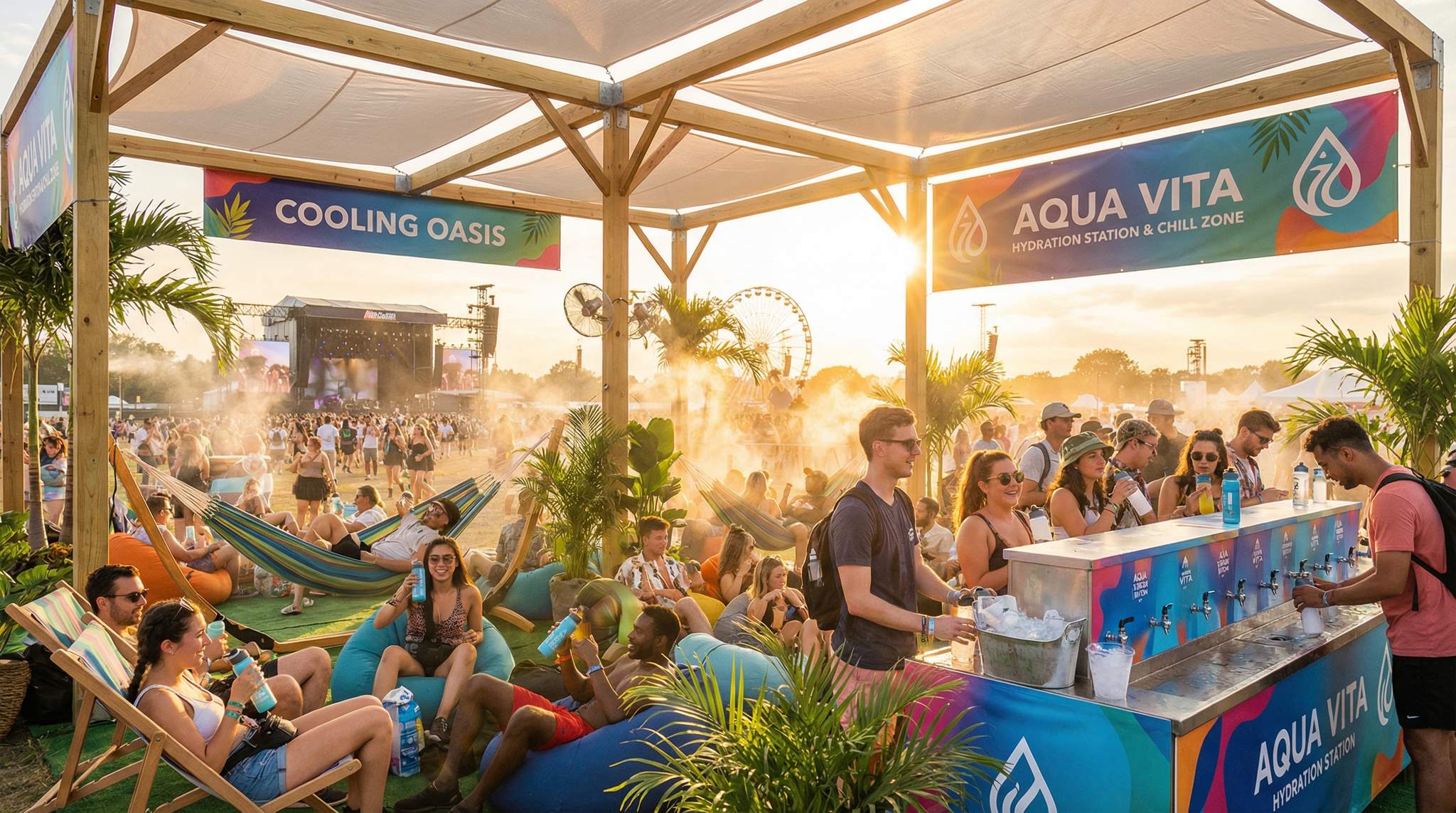 Festival Sponsor Activations that Add Shade and Water