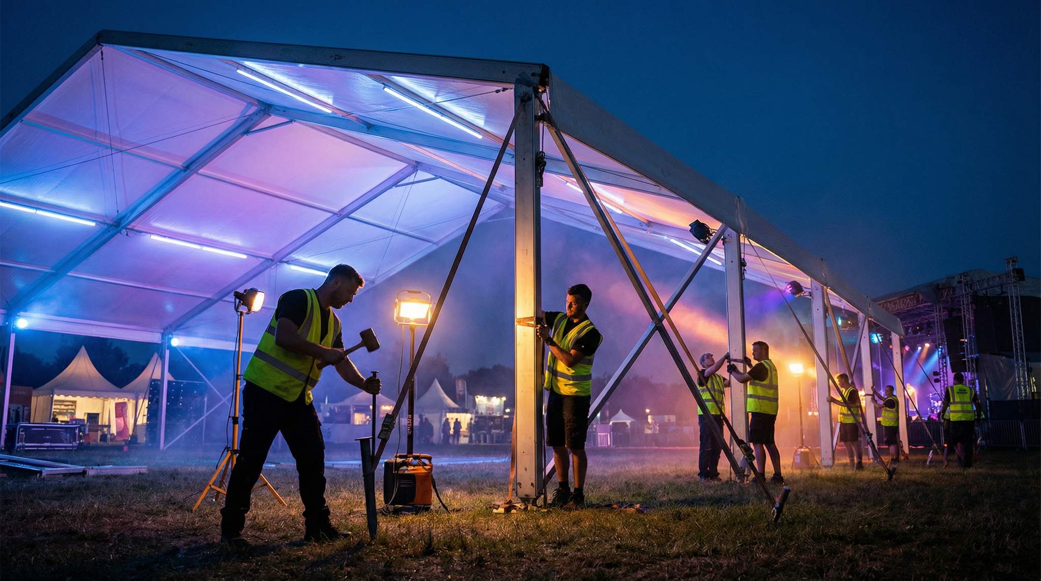 Festival Tents and Temporary Shelters: Selection and Setup