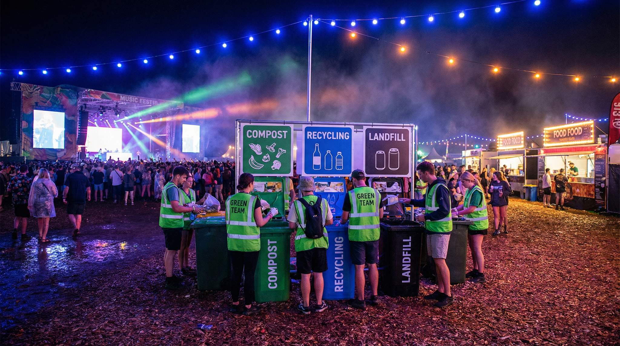 Festival Waste Management and Recycling Systems: A Detailed How-To on Implementing Recycling and Composting at Events