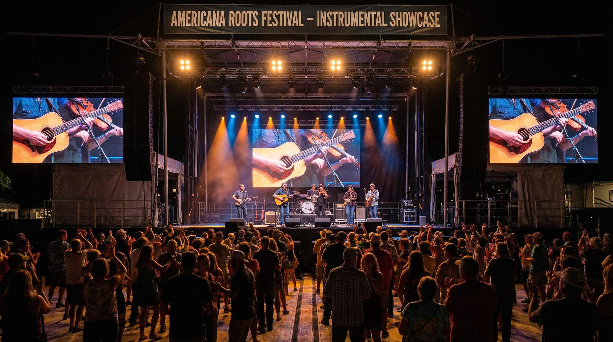 Flatpicking & Fiddle: Festival Showcases With Production Parity