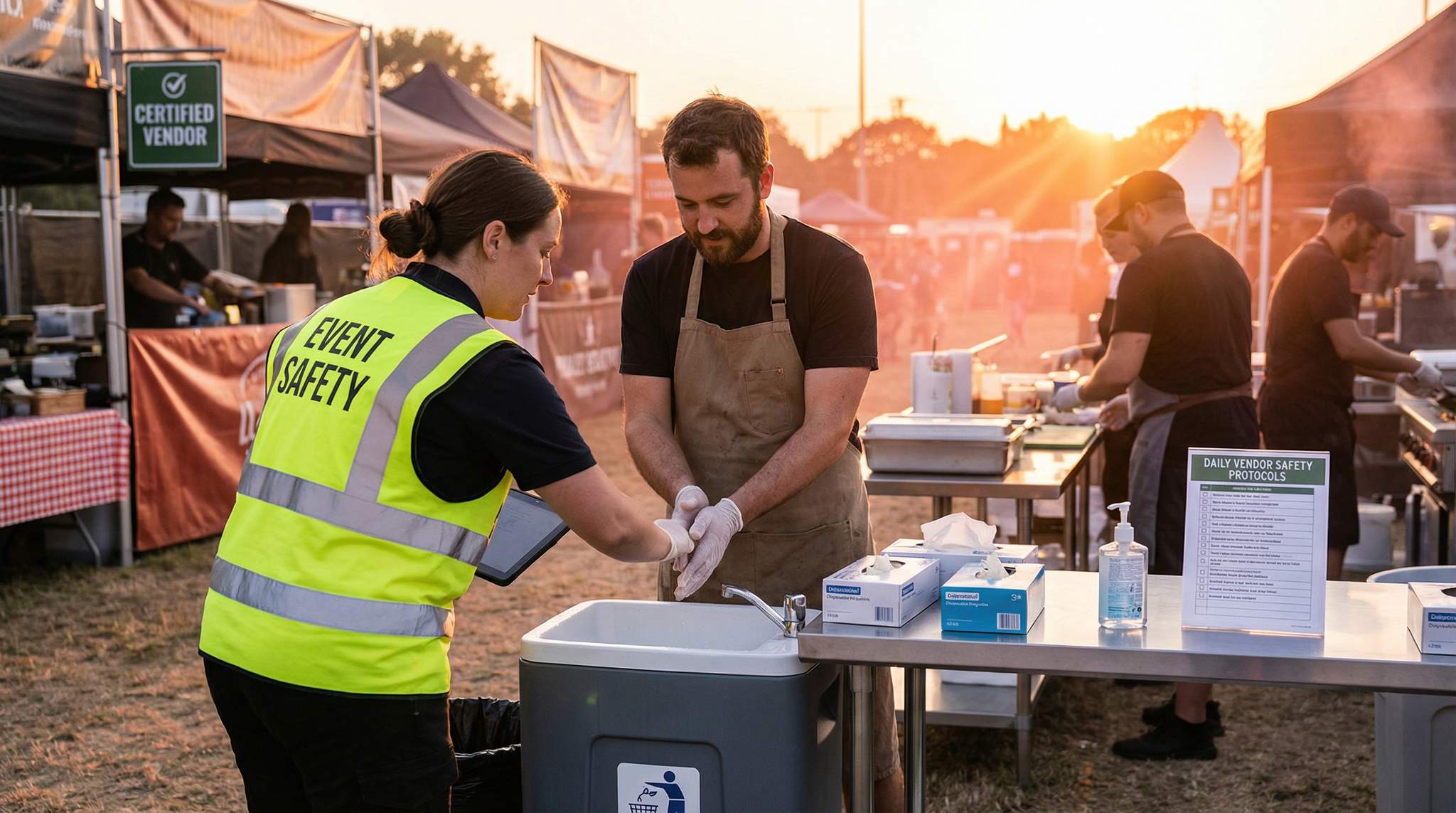 Food Festival Vendors: Certifications & On-Site Training for Safety