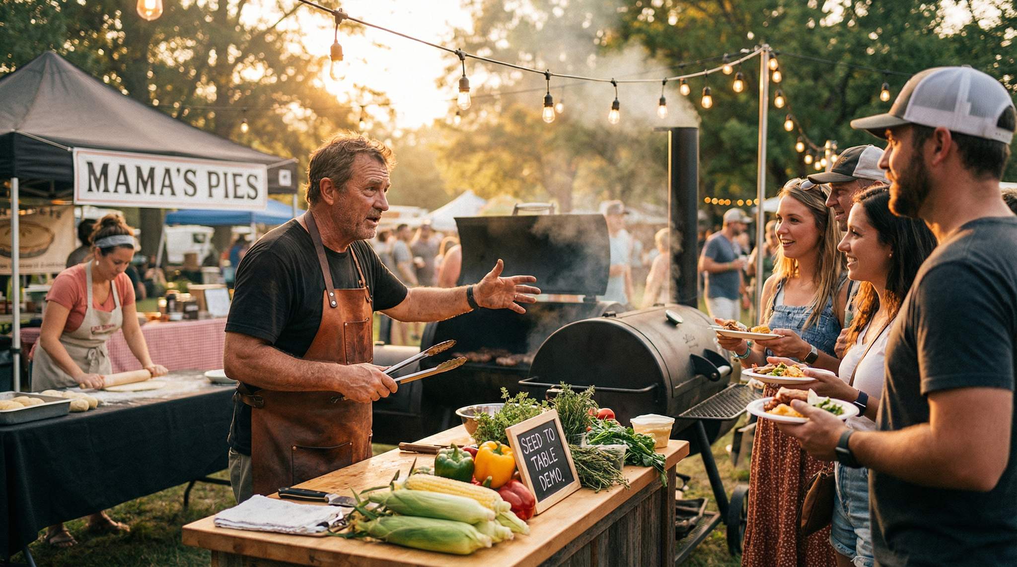 Foodways as Curriculum: BBQ, Pie, and Seed-to-Table at Festivals