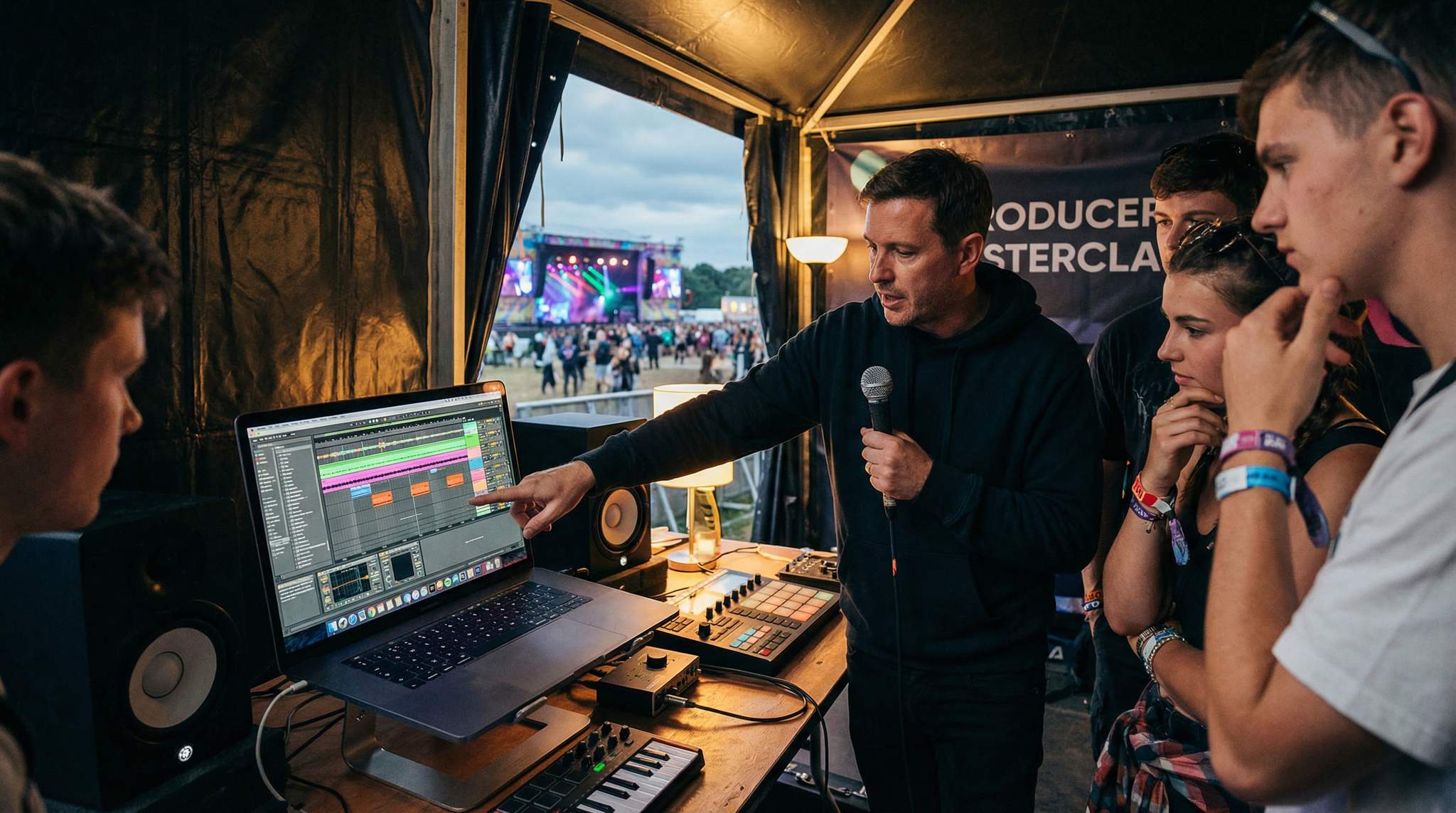 At bass music festivals, daytime producer masterclasses give fans a behind-the-scenes look at how the music is made – building loyalty beyond the weekend.
