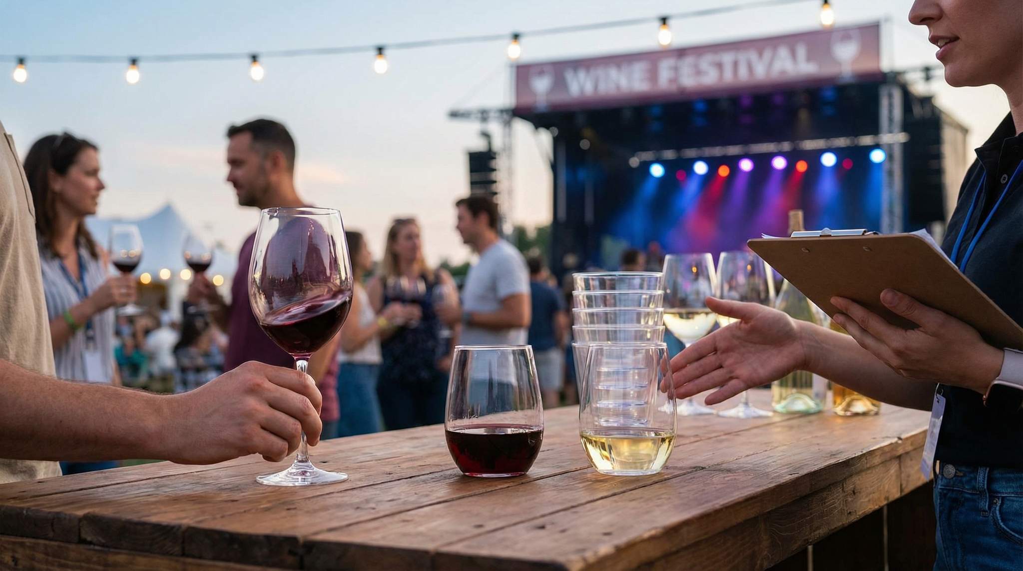Glassware Strategy: Stemmed vs. Stemless vs. Polycarbonate for Wine Festivals