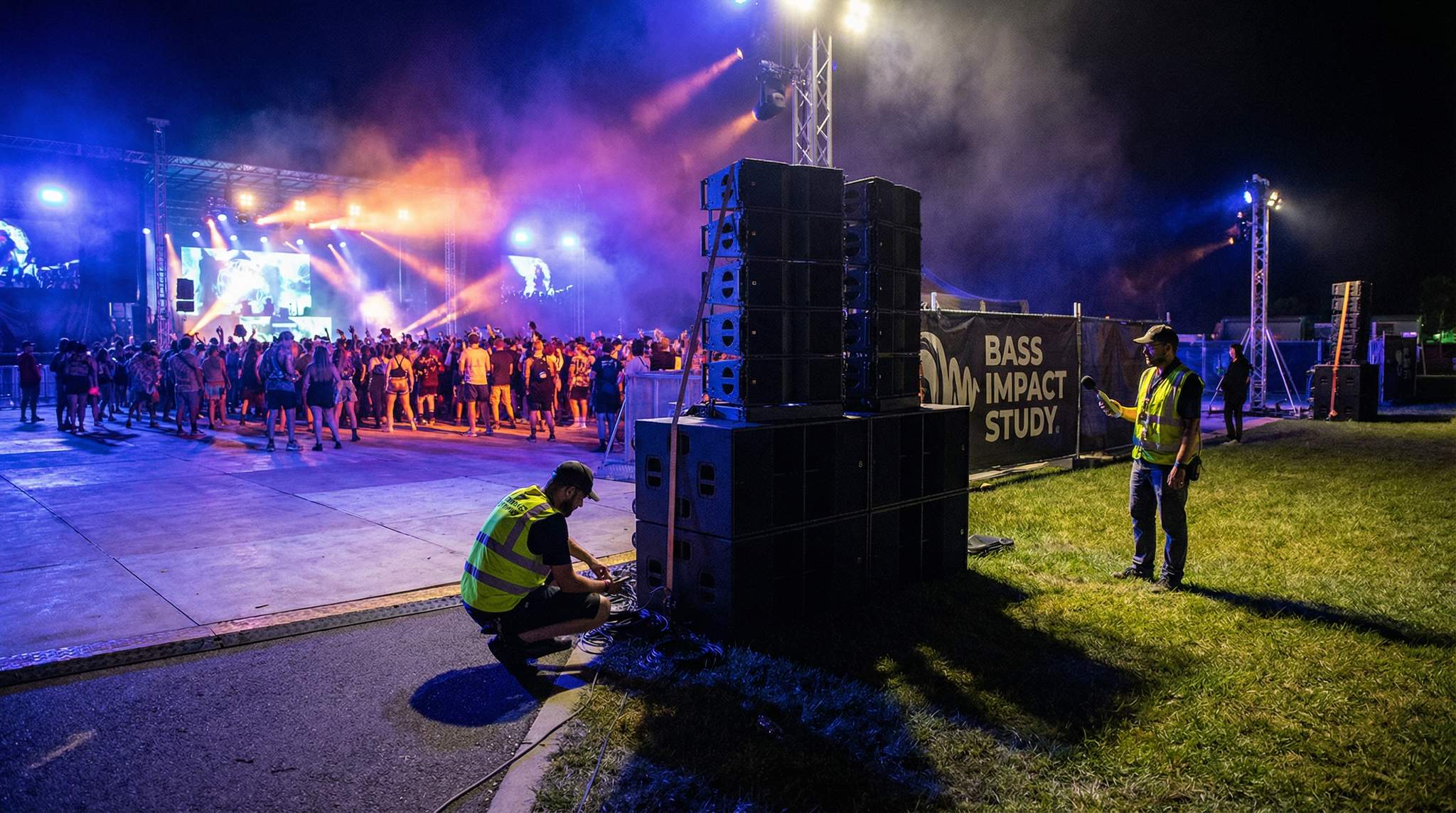 Ground Matters: Grass vs Asphalt vs Concrete on Bass Feel at Festivals