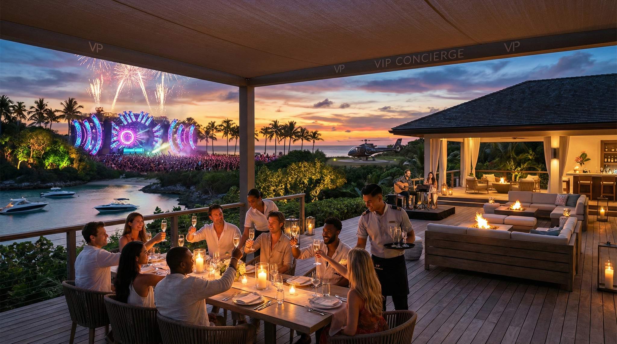 Group Travel, Corporate Retreats, and Concierge Bundles at Destination Festivals